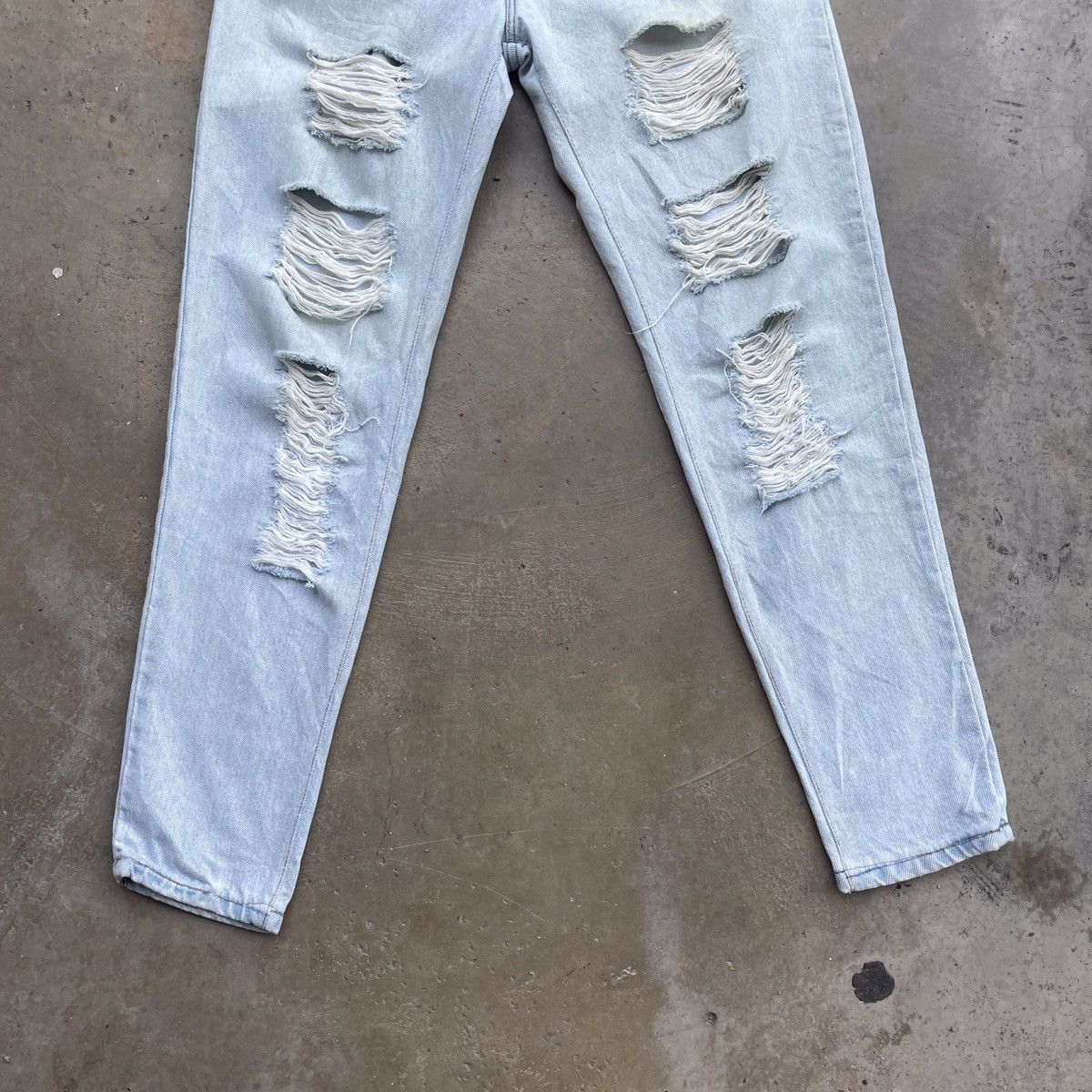 Levi's Vintage 90s Levis 550 Distressed Denim Jeans Size US 30 / EU 46 - 4 Thumbnail