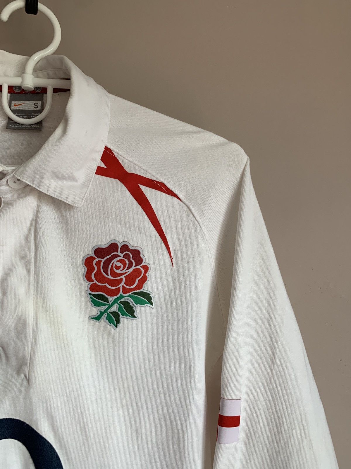 Vintage England Vintage Rugby Union Long Sleeve Shirt Nike Retro S Size US S / EU 44-46 / 1 - 3 Thumbnail