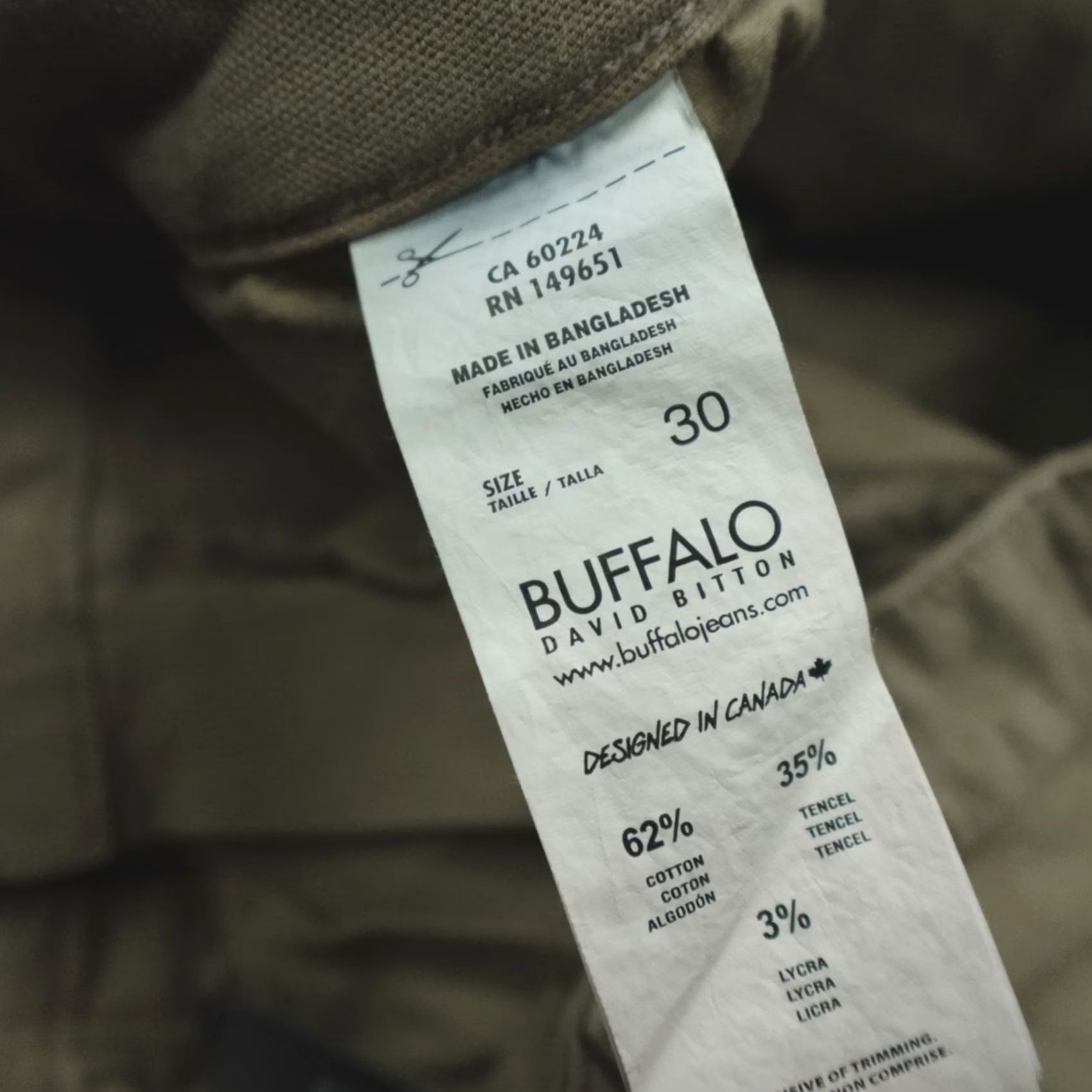 Buffalo David Bitton Buffalo David Bitton Shorts Dean Olive Relaxed Straight Size 30 Men's Size US 30 / EU 46 - 5 Thumbnail