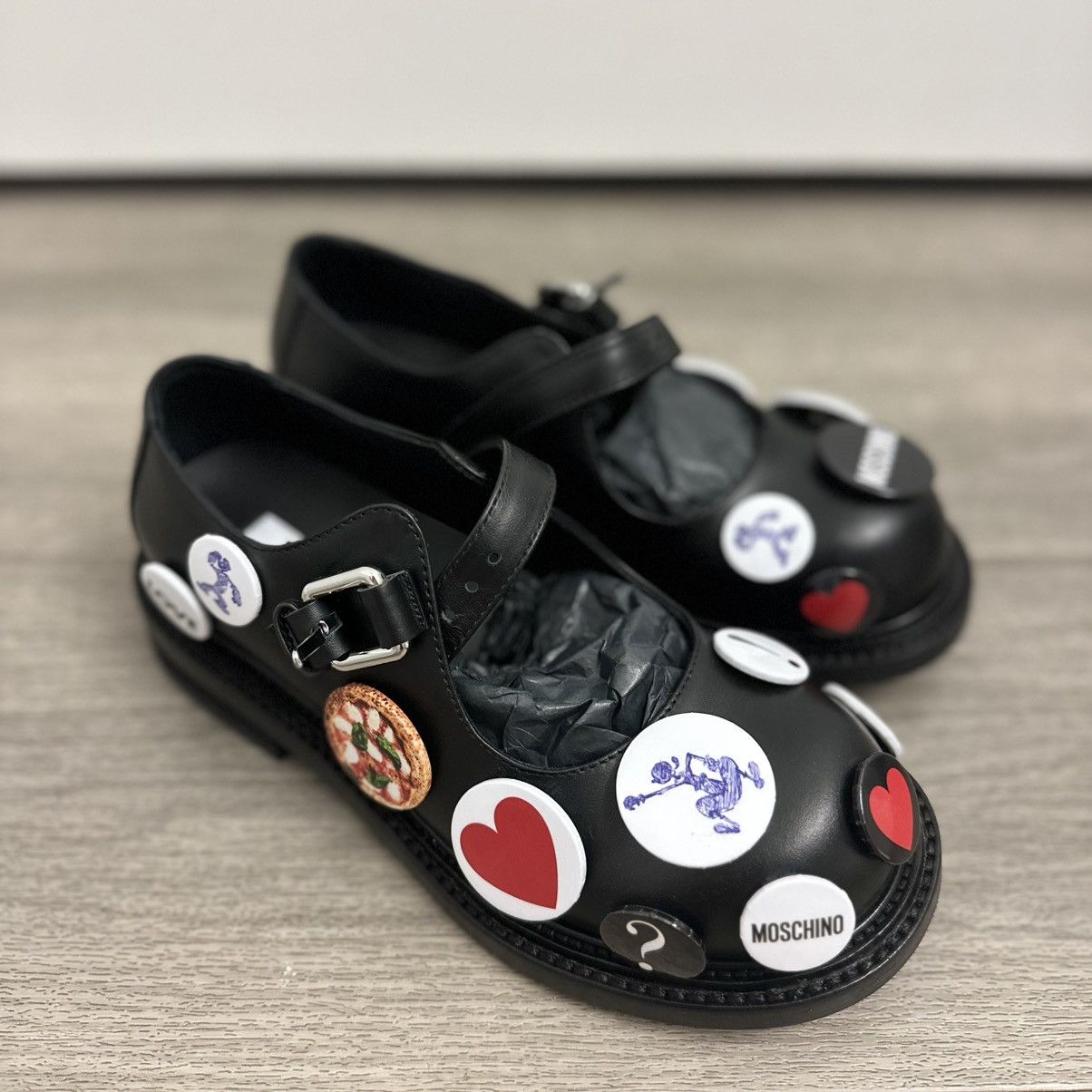 Moschino Moschino Embellished Mary Jane Flats NEW Size US 6 / IT 36 - 10 Thumbnail