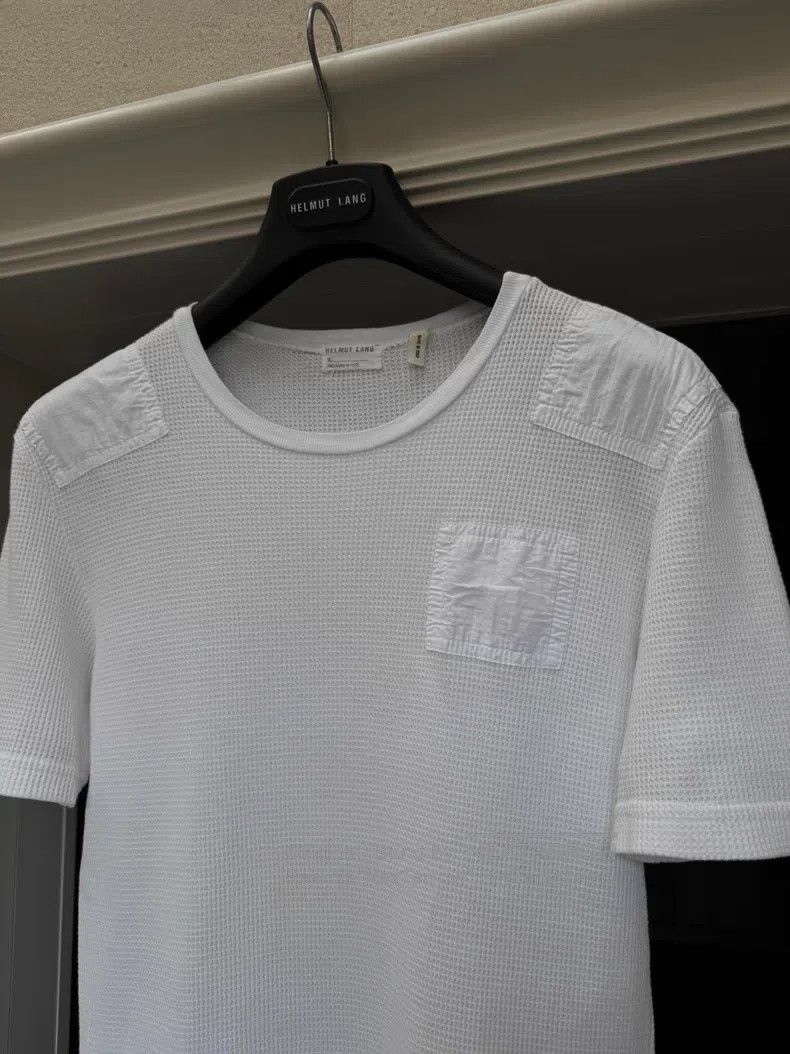 Helmut Lang Helmut Lang Shoulder Patch Piqué Short Sleeve Size US S / EU 44-46 / 1 - 3 Thumbnail