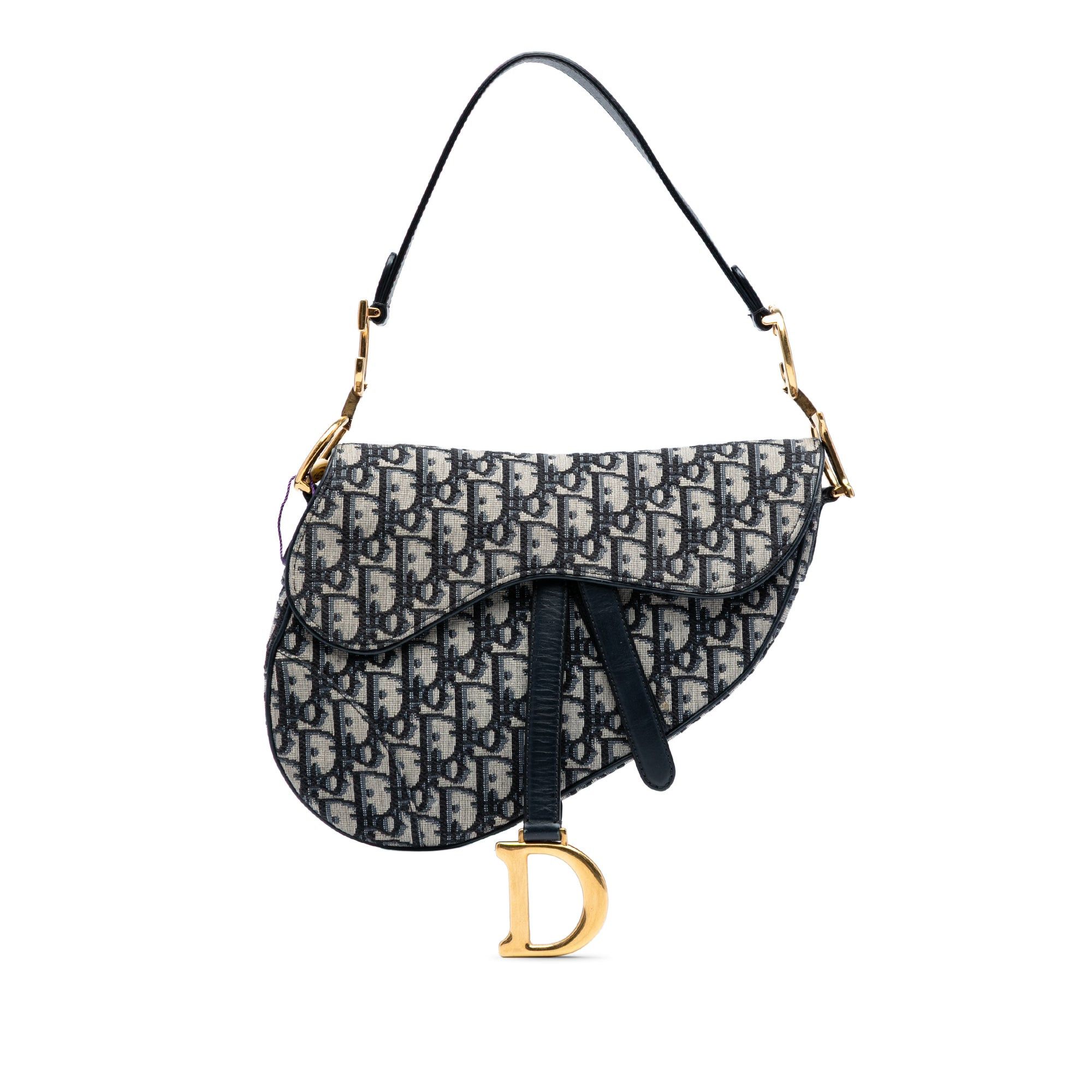 Dior Oblique Canvas Saddle Bag Size ONE SIZE - 1 Thumbnail