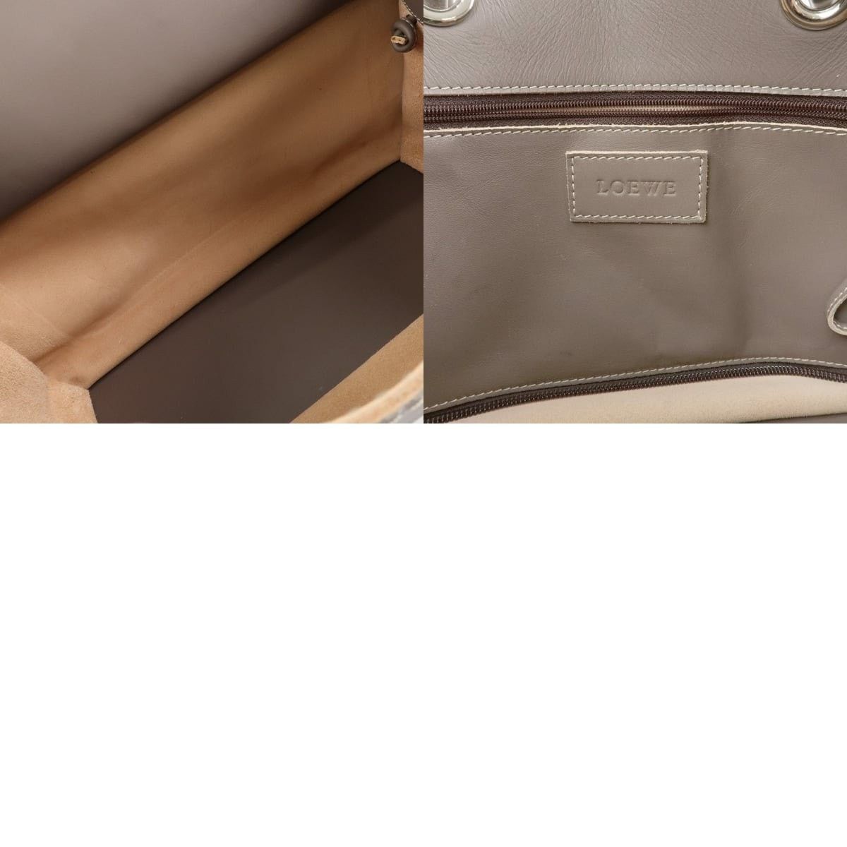 Loewe Loewe Anagram Logo Leather Shopper Tote Brown Size ONE SIZE - 8 Thumbnail