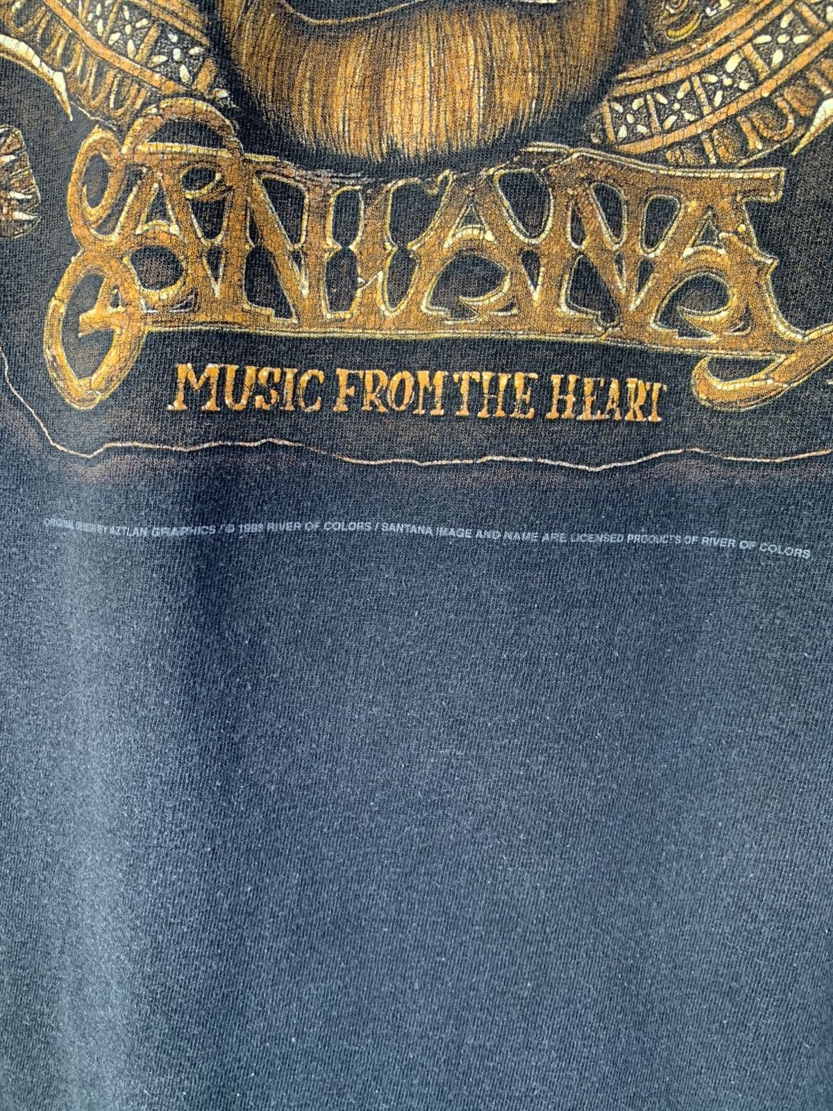 Band Tees Vintage 90s Santana Rock Band T shirt Size US L / EU 52-54 / 3 - 3 Thumbnail