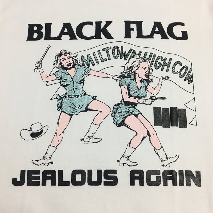 Band Tees Black Flag Jealous Again Size US L / EU 52-54 / 3 - 4 Thumbnail