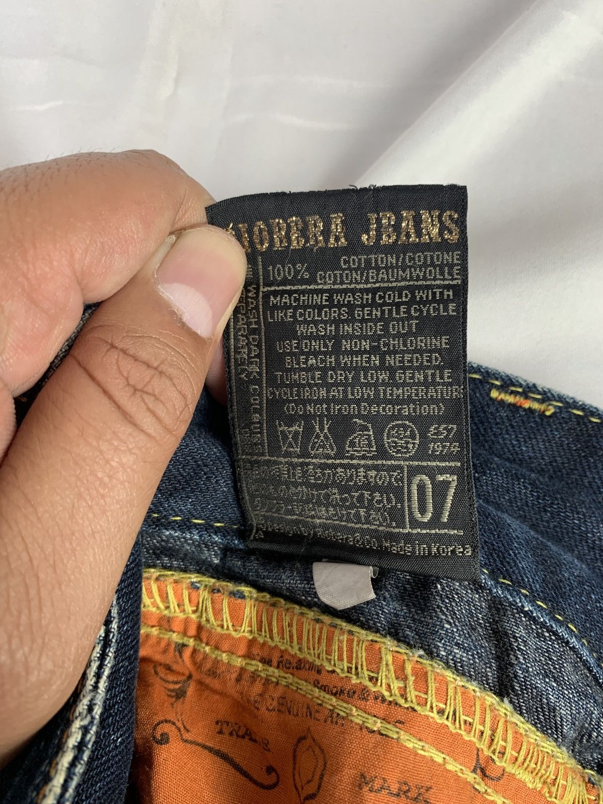 Japanese Brand Riobera Japan Navajo Embroidered Flared Baggy Jeans Pants Size 30" / US 8 / IT 44 - 14 Thumbnail