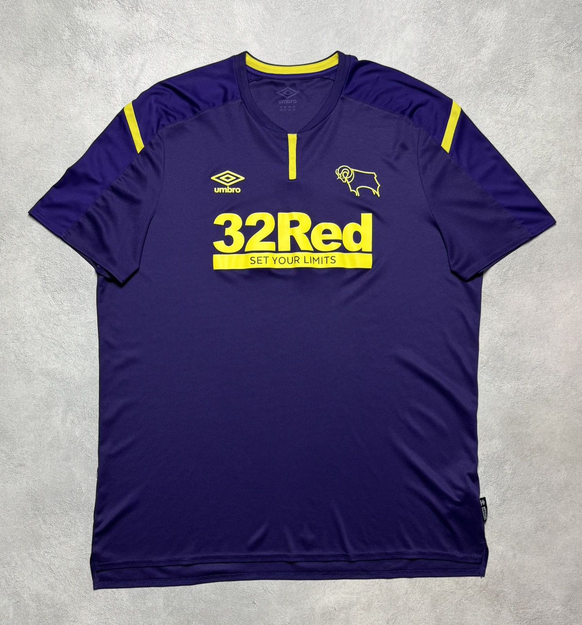Umbro Derby County 2021 2022 Third Shirt Soccer Jersey Umbro Size US XXL / EU 58 / 5 - 1 Thumbnail