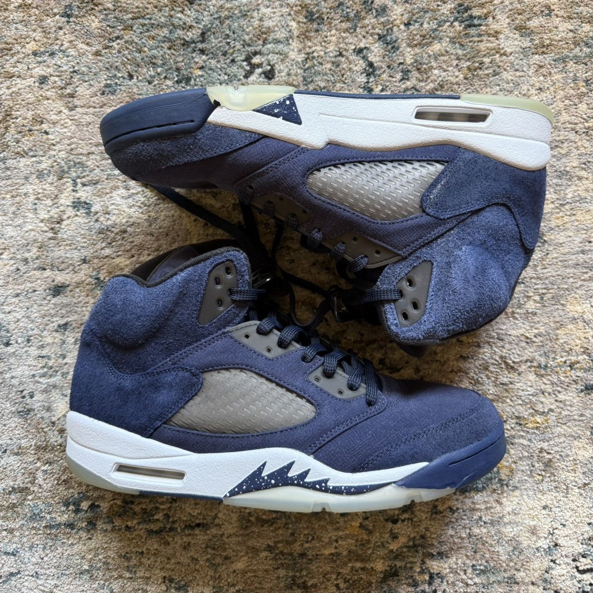 Jordan Brand Final Drop - Air Jordan 5 Retro - Midnight Navy Size US 12 / EU 45 - 2 Thumbnail