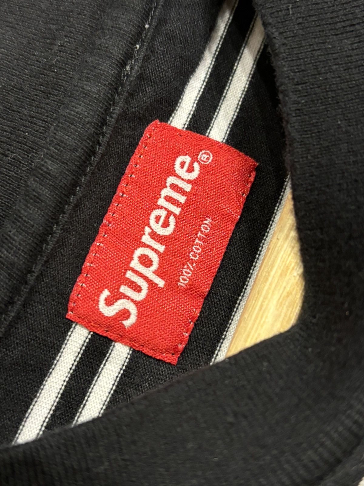 Supreme Supreme Striped Italian Tee Size US L / EU 52-54 / 3 - 4 Thumbnail