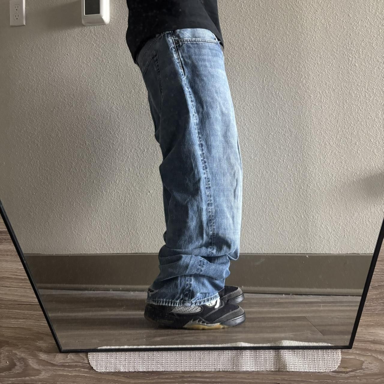 Gap Crazy Vintage Y2K/2000s Baggy Grunge Gap Medium Wash Skater Denim Jeans! 40x30 Size US 40 / EU 56 - 2 Thumbnail