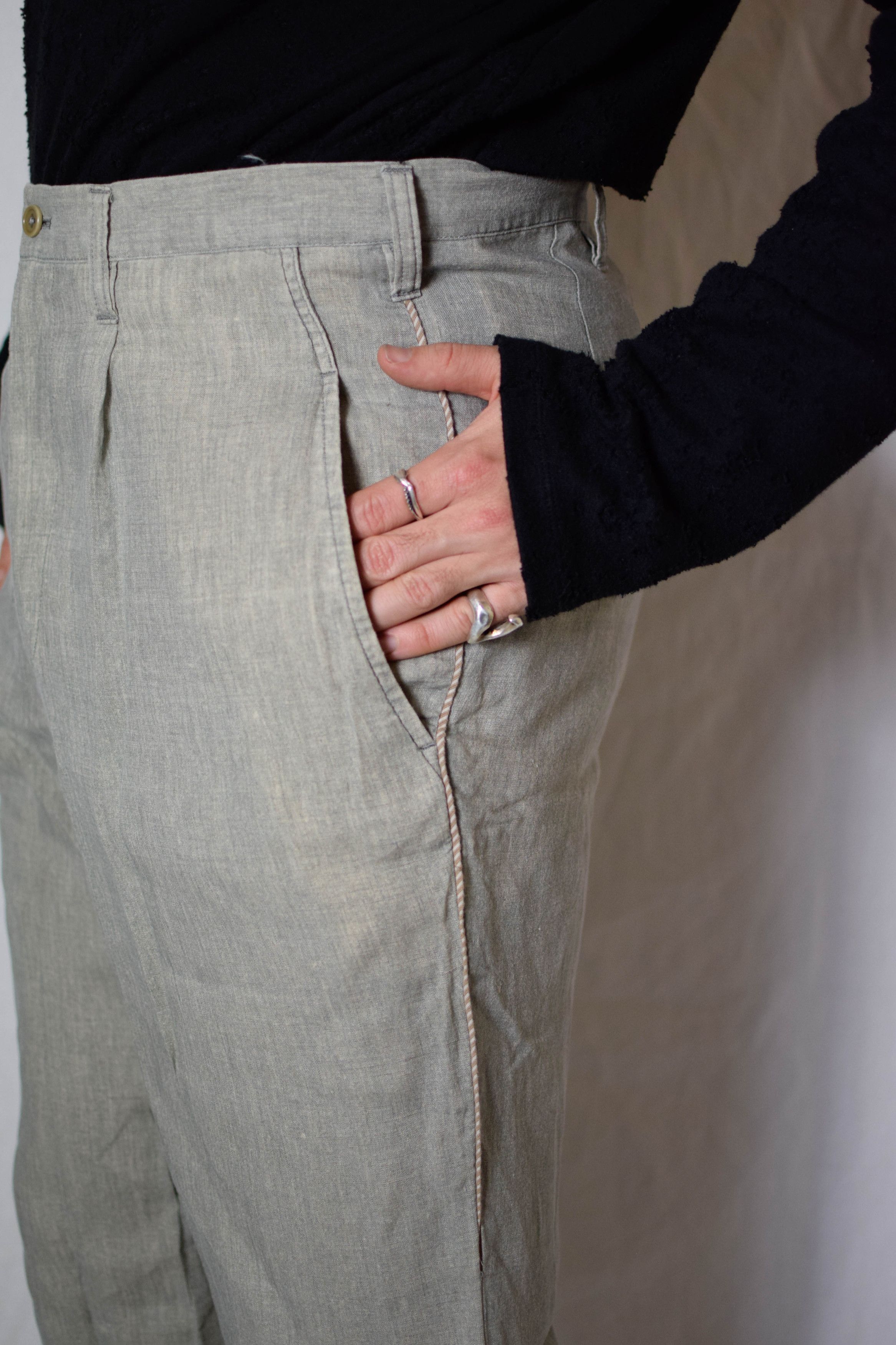 Yohji Yamamoto YYPH SS10 Linen Pants - HJ-P29-324 Size US 32 / EU 48 - 7 Thumbnail