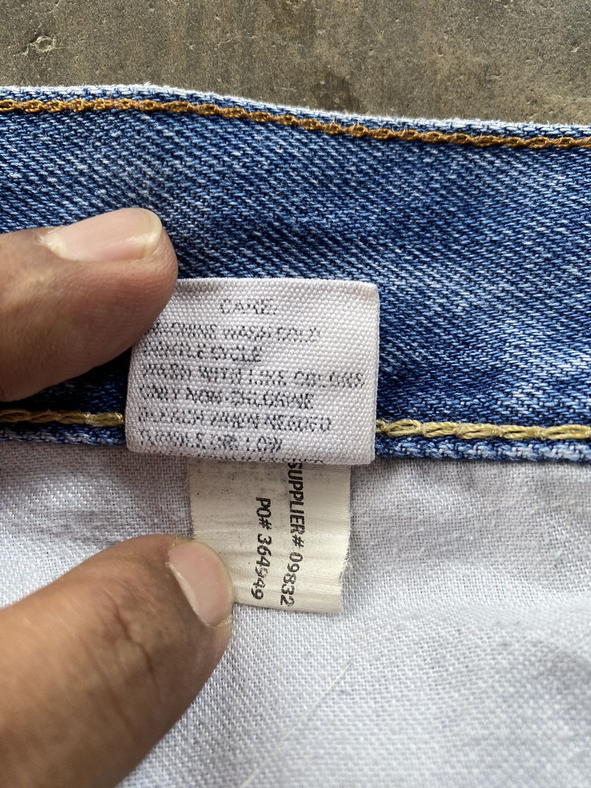 Polo Ralph Lauren Vintage Polo Ralph Lauren Denim Distressed 34x34 Size US 34 / EU 50 - 10 Thumbnail