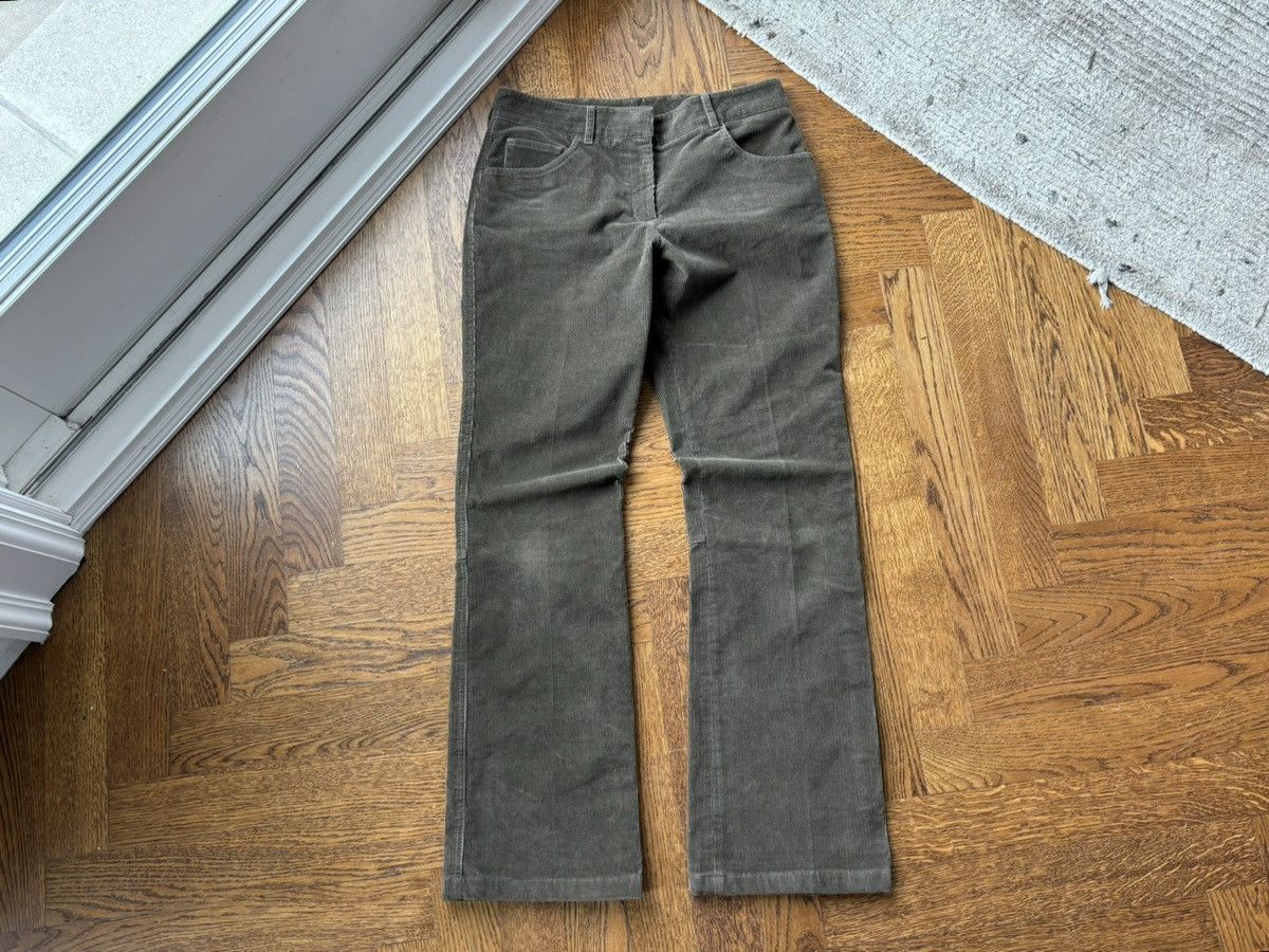 Prada × Vintage 2000s Prada Corduroy Pants 2006 Vintage Linea Rossa Trousers Size 30" / US 8 / IT 44 - 12 Thumbnail