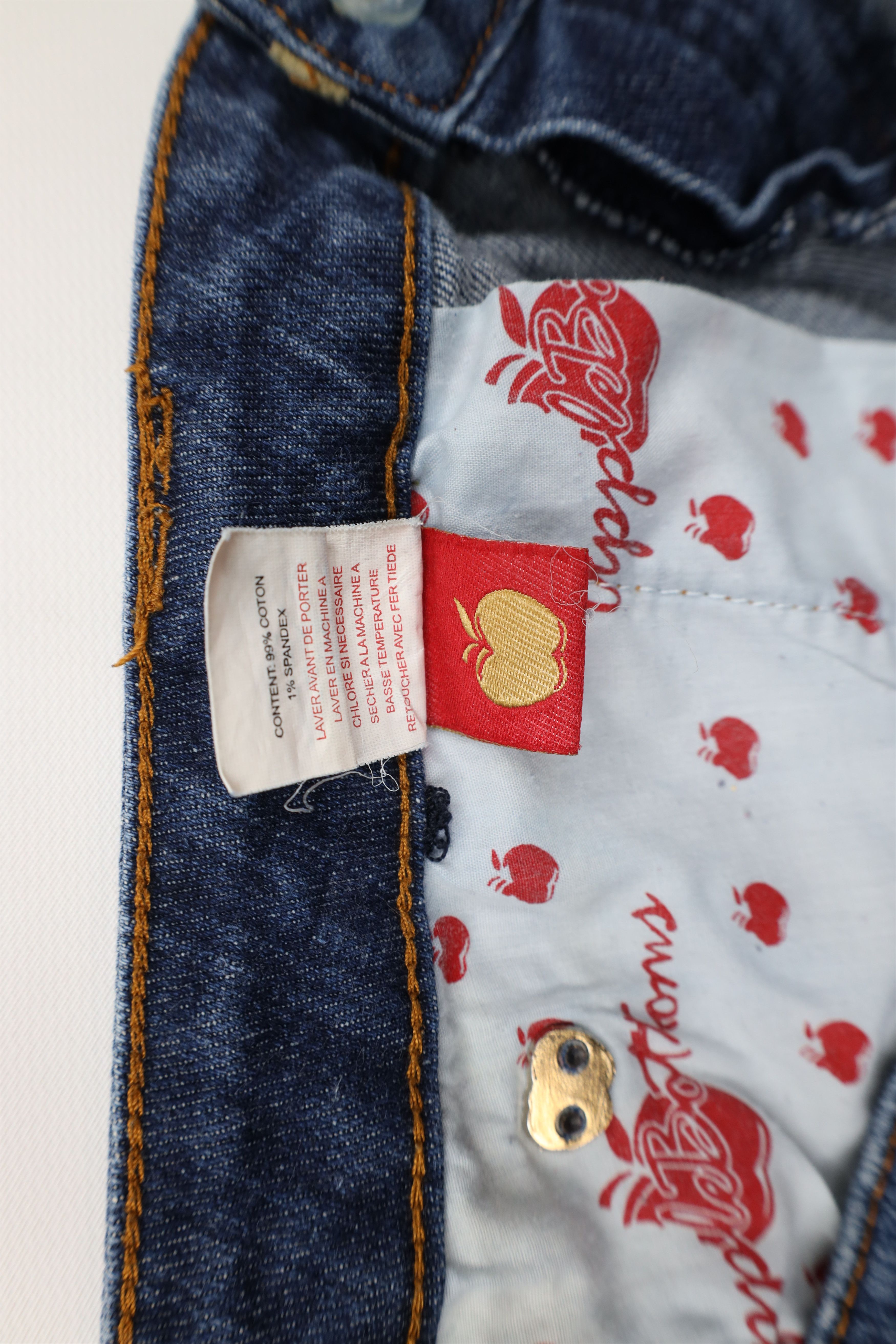 Vintage Vintage 90s Y2K Apple Bottoms Jeans Babydoll Capris Jeans Size 32" / US 10 / IT 46 - 11 Thumbnail