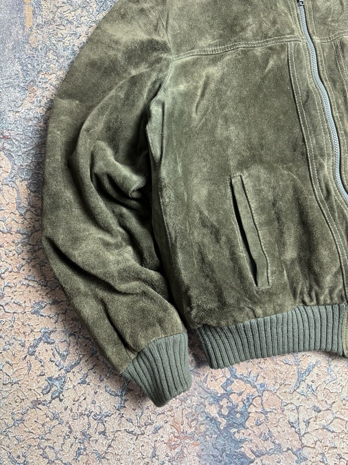 Japanese Brand LEATHER JACKET SUEDE PERFECTO BOMBER STYLE OLD MANY Size US M / EU 48-50 / 2 - 4 Thumbnail