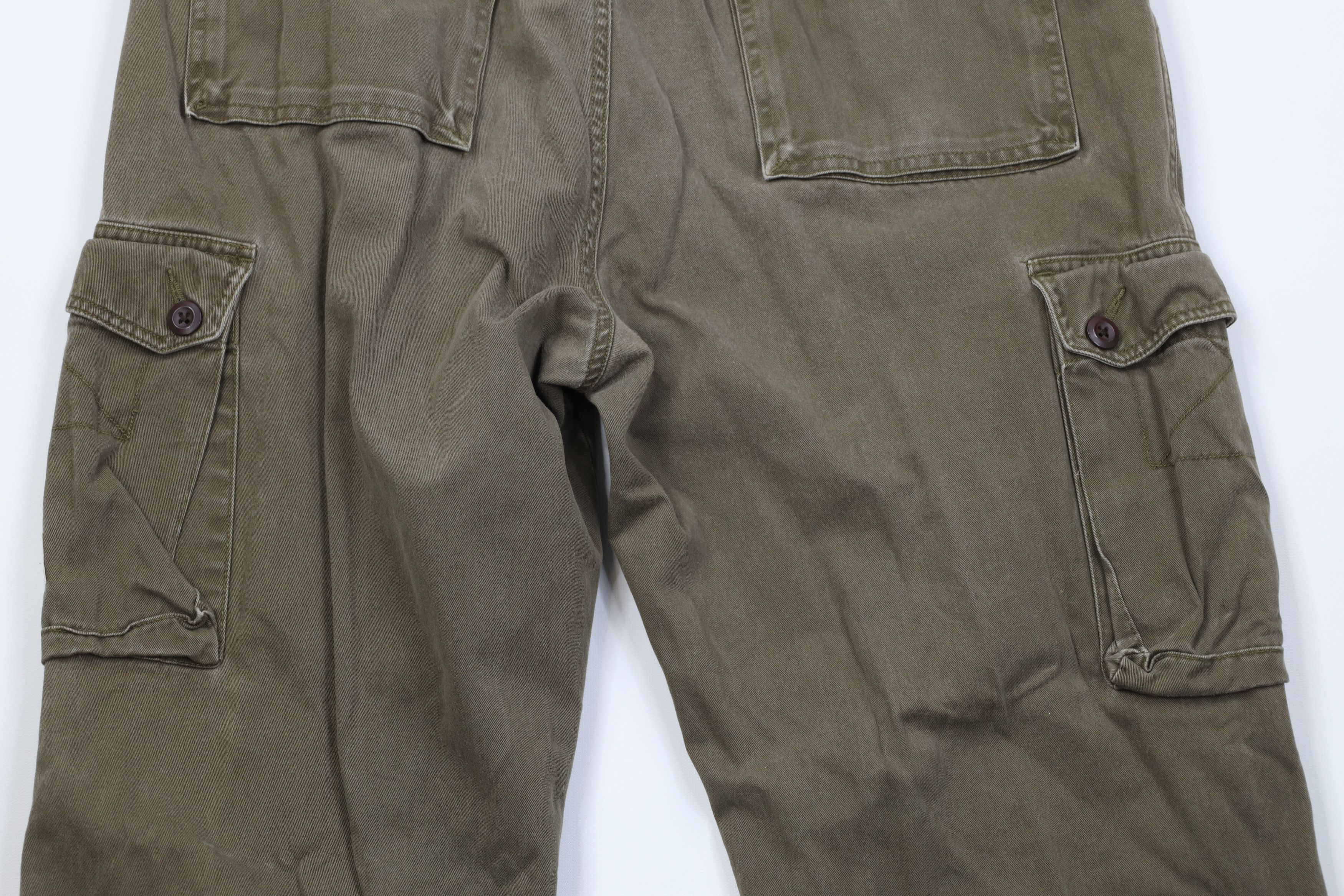 American Eagle Outfitters Vintage 90s Y2K American Eagle Surplus Wide Leg Cargo Pants Size US 34 / EU 50 - 12 Thumbnail