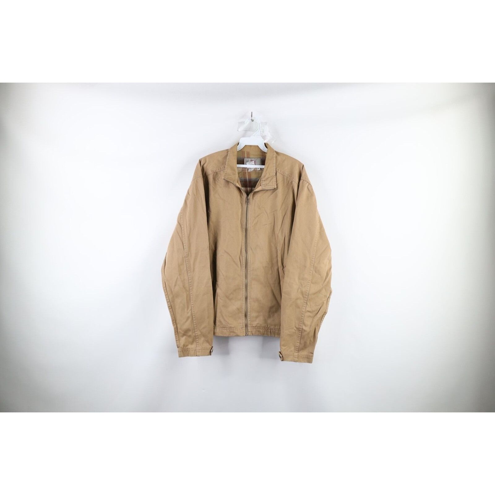 Vintage Vintage 90s Streetwear Cotton Twill Full Zip Bomber Jacket Size US L / EU 52-54 / 3 - 1 Thumbnail