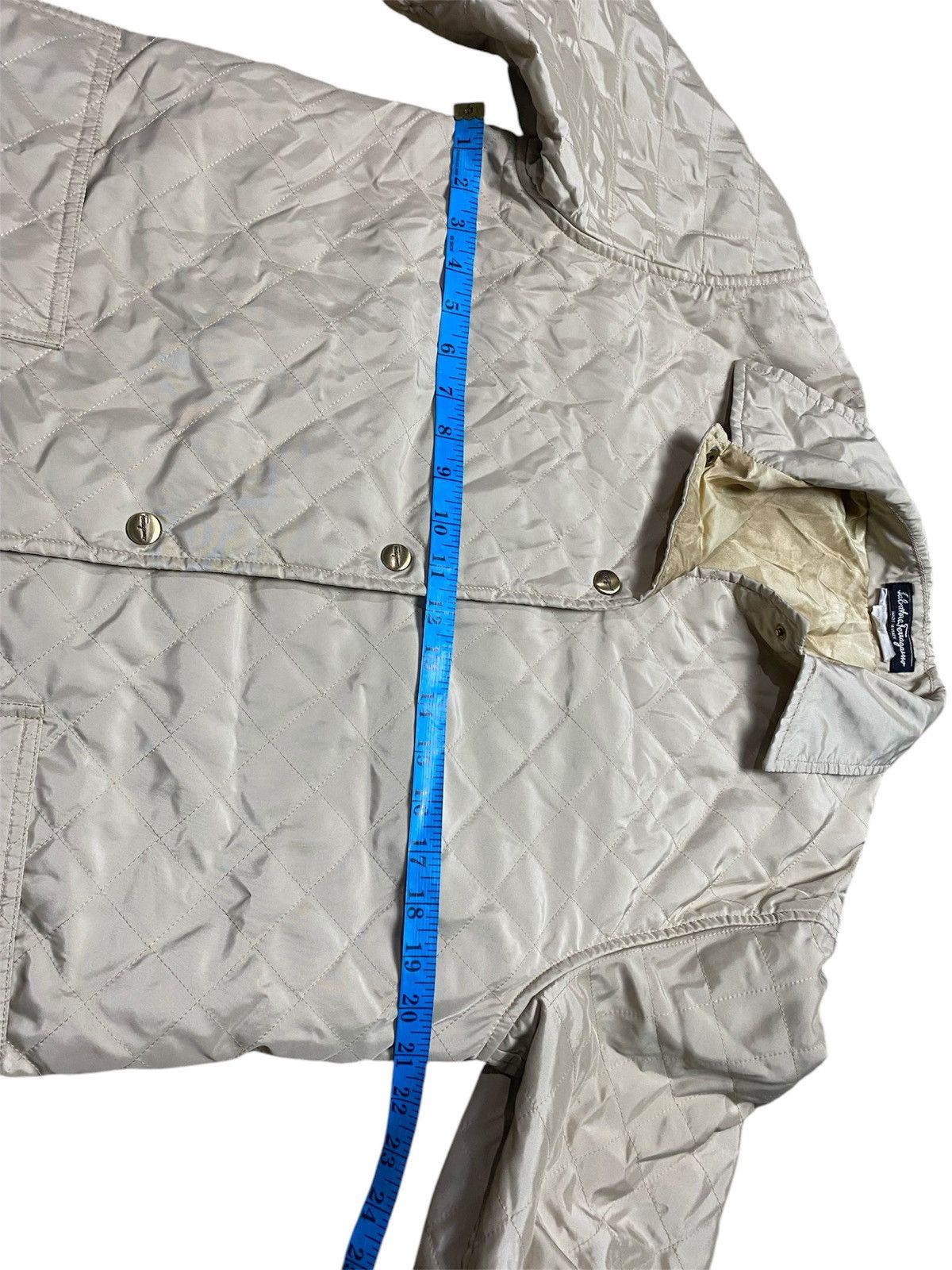 Designer × Salvatore Ferragamo × Vintage Salvatore Ferragamo Man Beige Coat Size US M / EU 48-50 / 2 - 10 Thumbnail