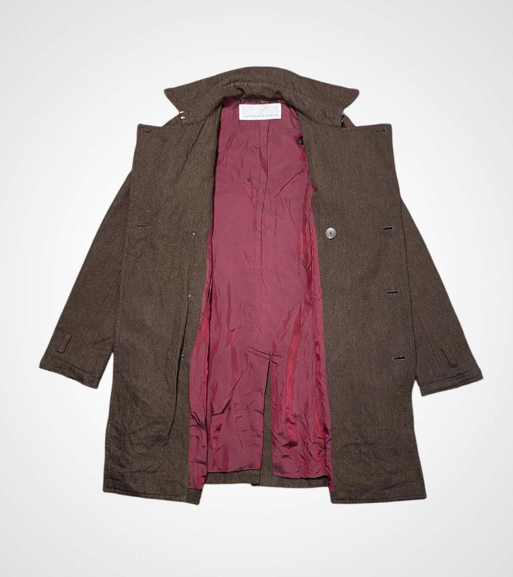 Issey Miyake Sunao Kuwahara Double Breasted Wool Jacket Size S / US 4 / IT 40 - 4 Thumbnail