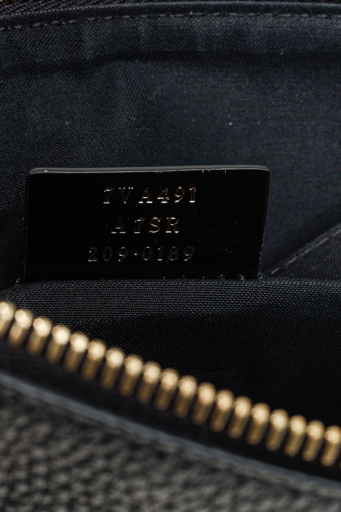 Fendi Fendi Monster Black Pebbled Leather Large Clutch Size ONE SIZE - 12 Thumbnail