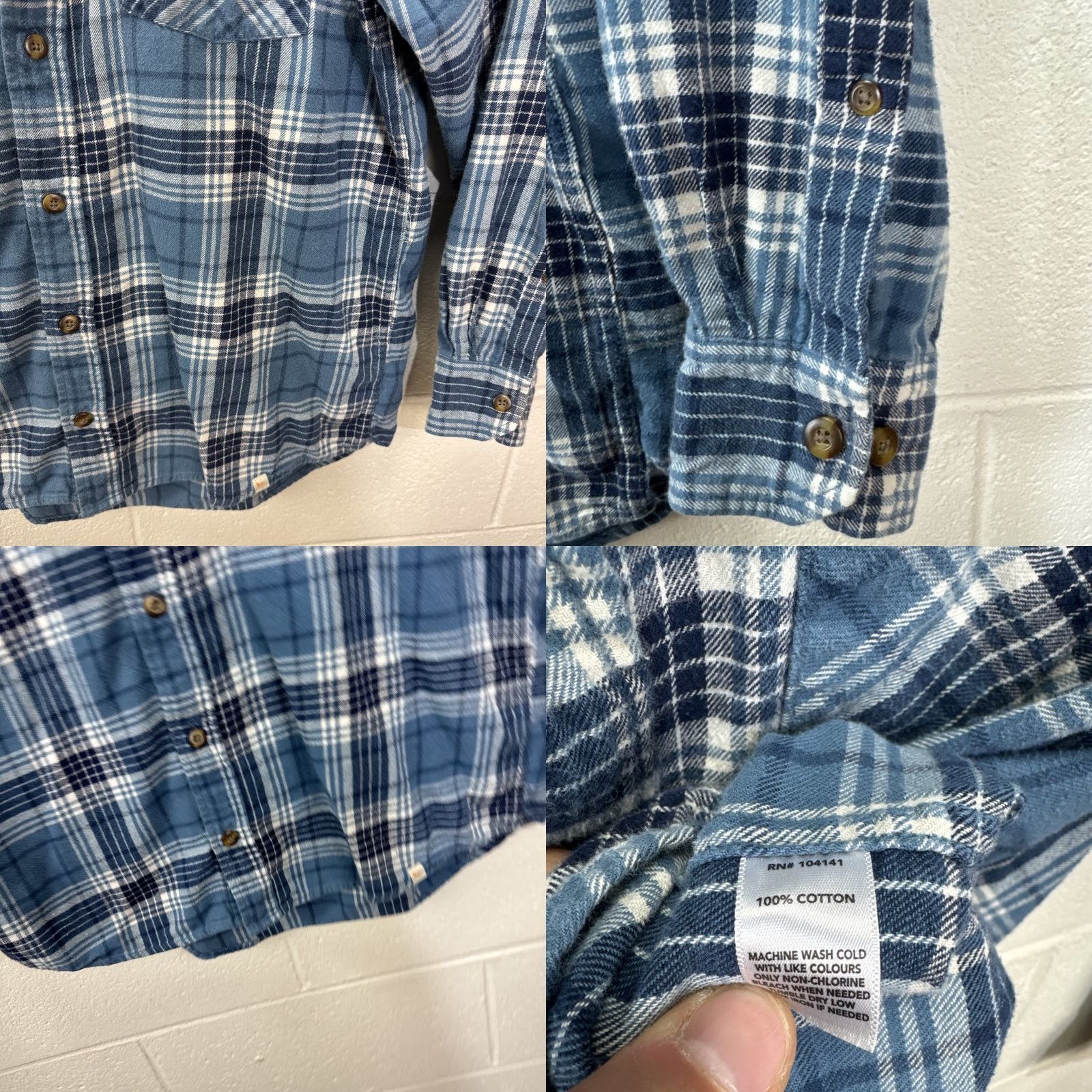 Vintage VINTAGE Field & Stream Shirt Large Tartan Plaid Button Down Flannel Mens Outdoor 90s Size US L / EU 52-54 / 3 - 8 Thumbnail
