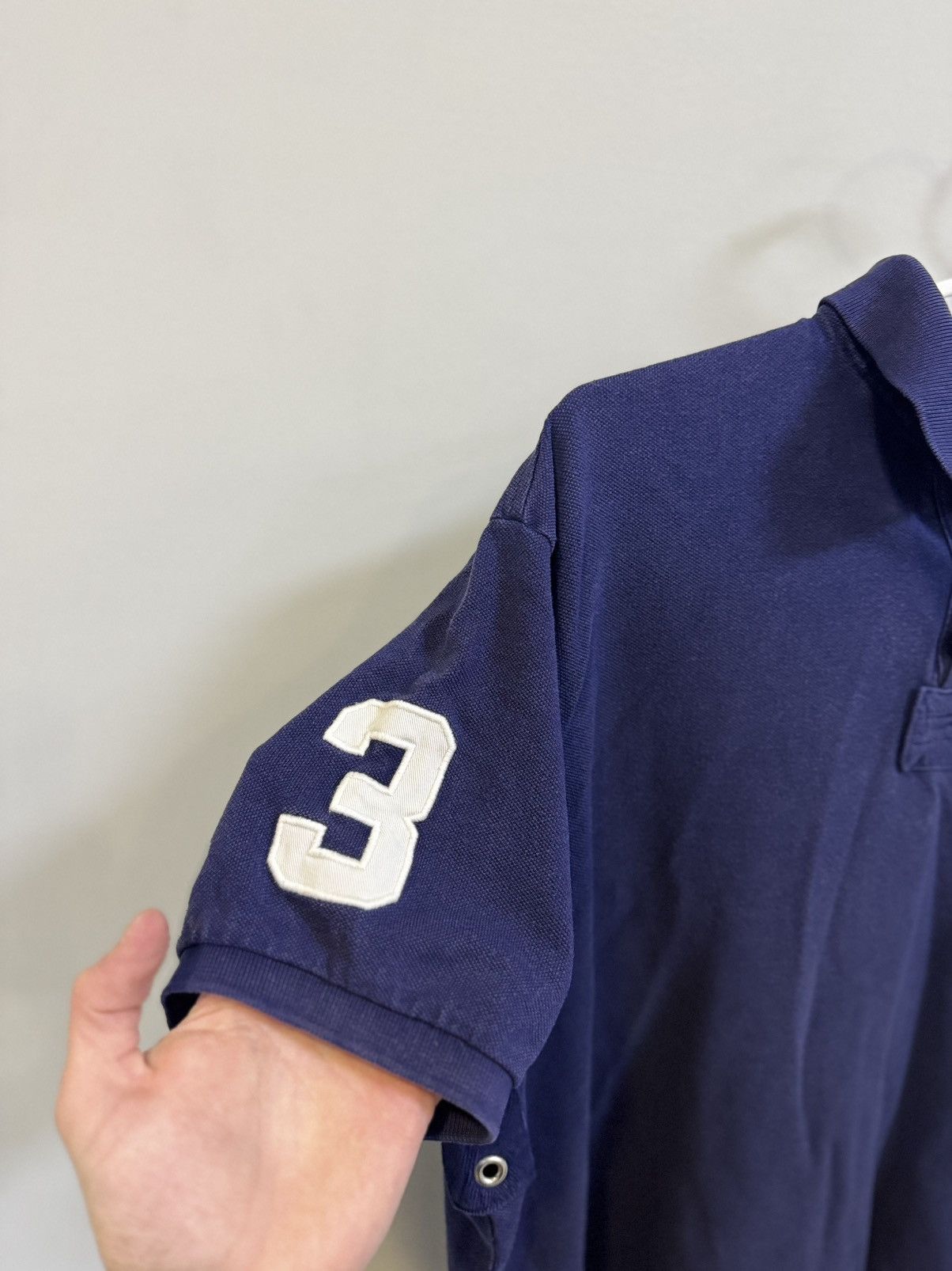 Polo Ralph Lauren × Vintage Vintage Polo Ralph Lauren New York 3 big logo polo tee 90’s Size US XL / EU 56 / 4 - 4 Thumbnail