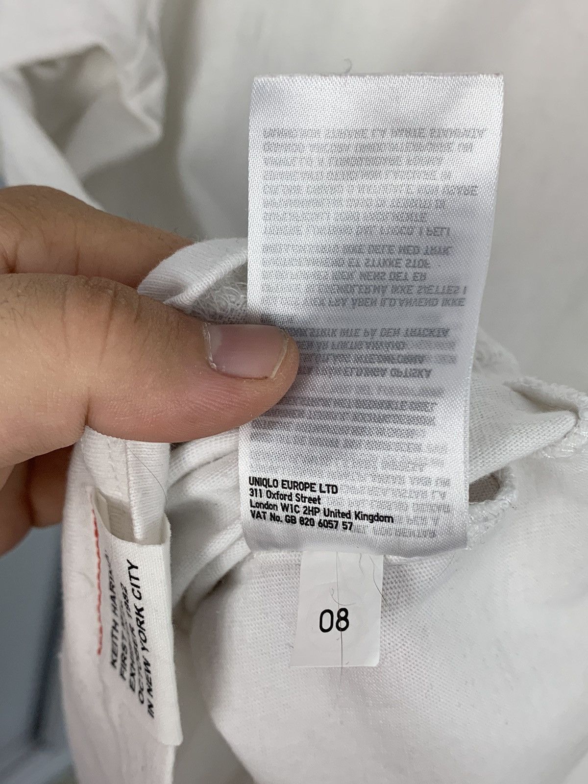 Uniqlo Uniqlo x Keith Haring Love Hearts White T-Shirt Art Size US M / EU 48-50 / 2 - 10 Thumbnail