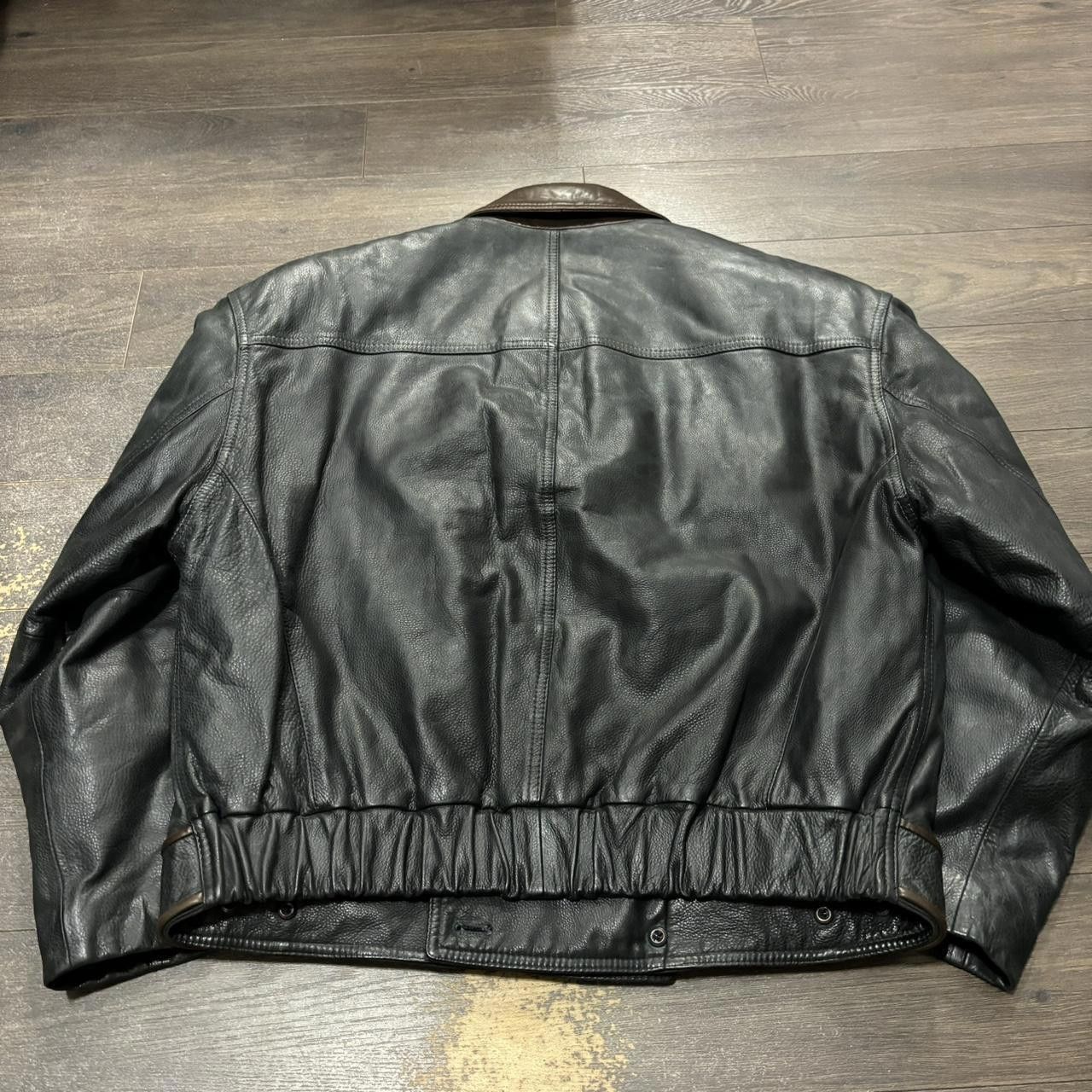 Designer Vintage Made In Italy La Matta Leather Jacket Large Size US L / EU 52-54 / 3 - 3 Thumbnail