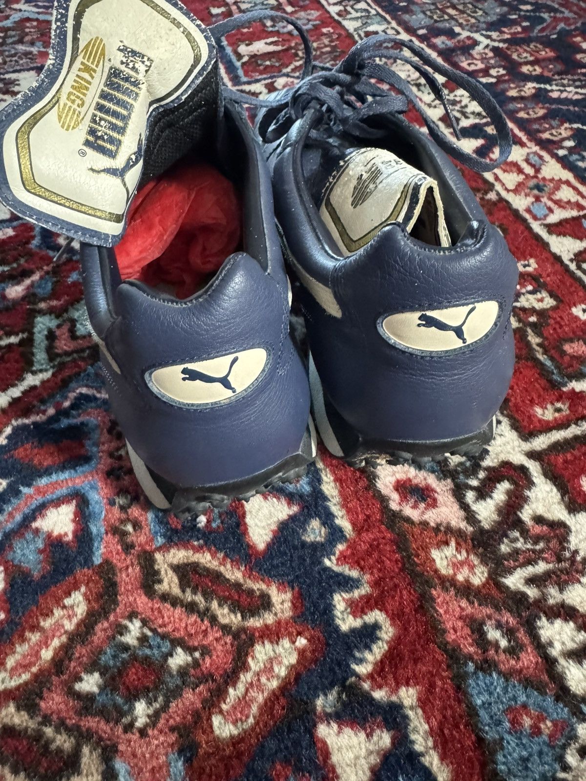 Jil Sander × Puma Puma King x Jil Sander OG Leather Sneakers – RARE OG 1998 Size US 11 / EU 44 - 9 Thumbnail