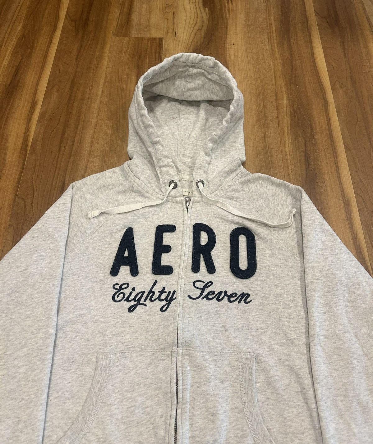 Aeropostale Aero Eighty Seven Zip Up Hoodie Size L / US 10 / IT 46 - 2 Thumbnail
