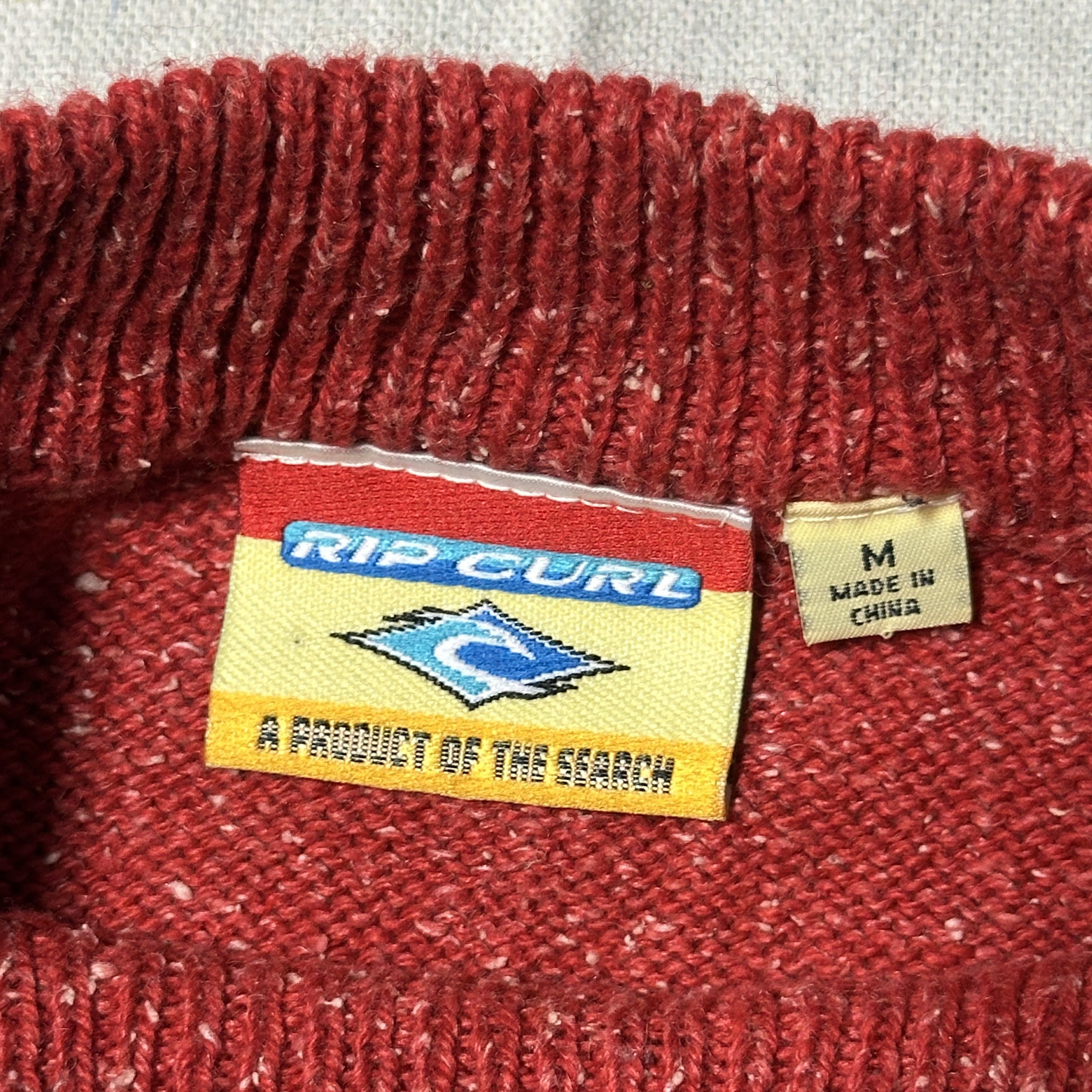 Rip Curl Vintage 90s Surf Rip Curl Two-Tone Knit Crewneck Sweater Size M Size US M / EU 48-50 / 2 - 3 Thumbnail