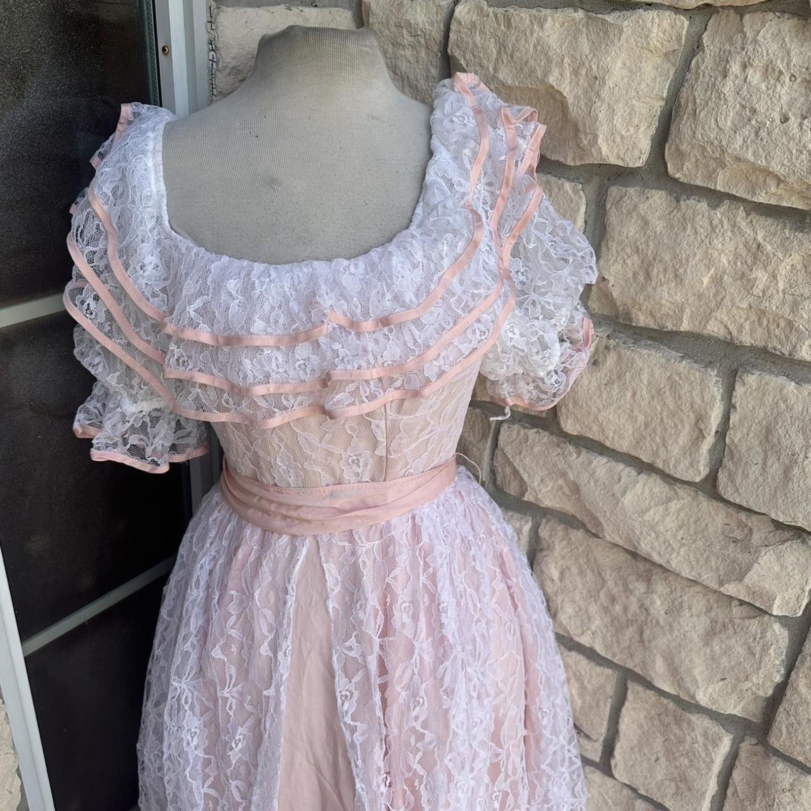 Other vintage lace dress with #lacedress xsmall 2 Size XS / US 0-2 / IT 36-38 - 2 Thumbnail
