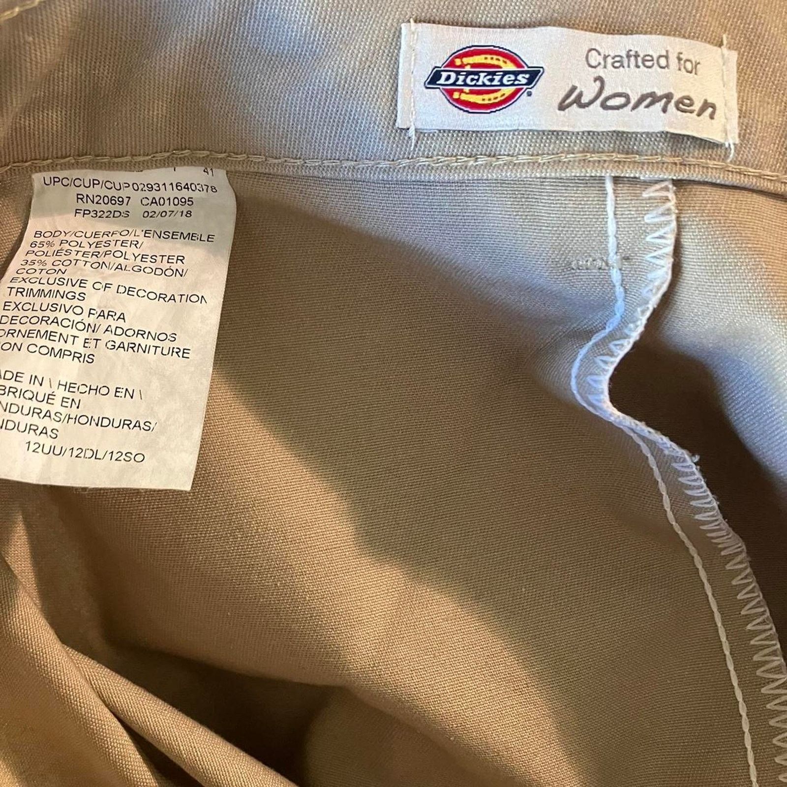 Dickies Dickies Khaki Chino Straight Leg Work Slacks Size 34" / US 12 / IT 48 - 5 Thumbnail