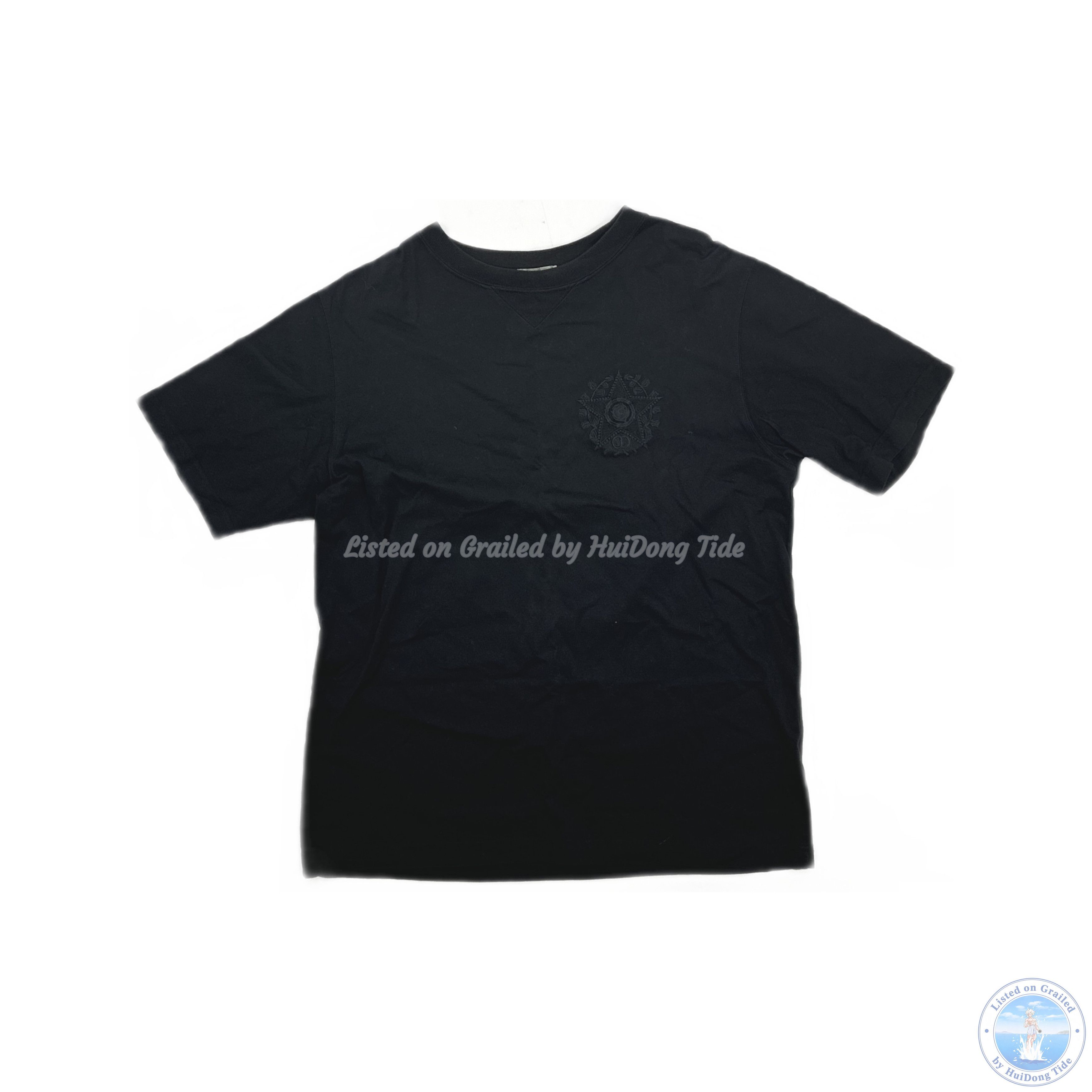 Dior × Stussy Dior x Stussy bee embroidered t-shirt tee t black 