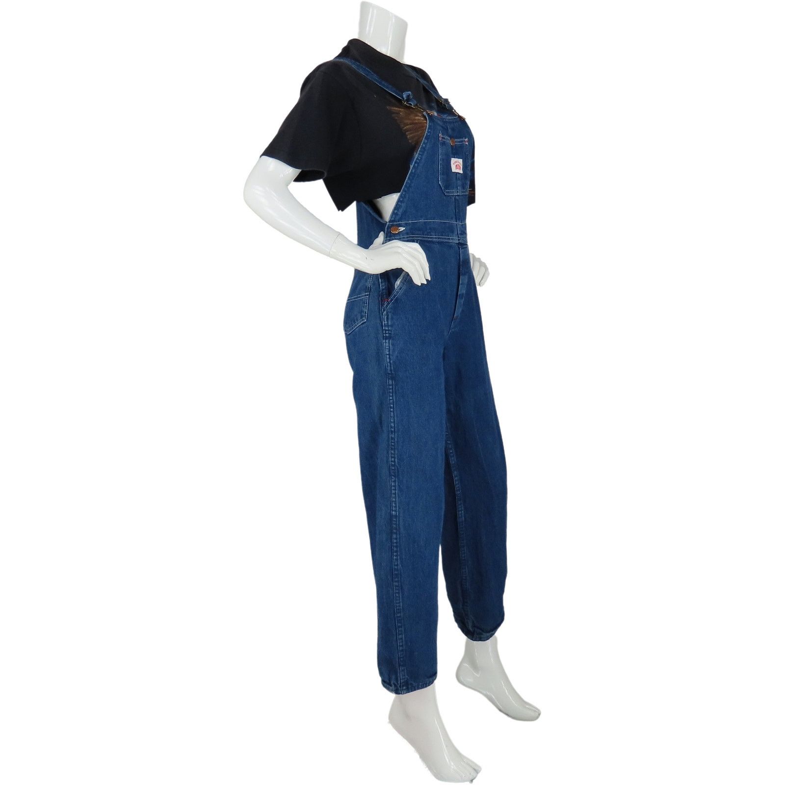 Other Round House Farmer Workwear Festival Denim Jean Overalls 28 Size 28" / US 6 / IT 42 - 5 Thumbnail