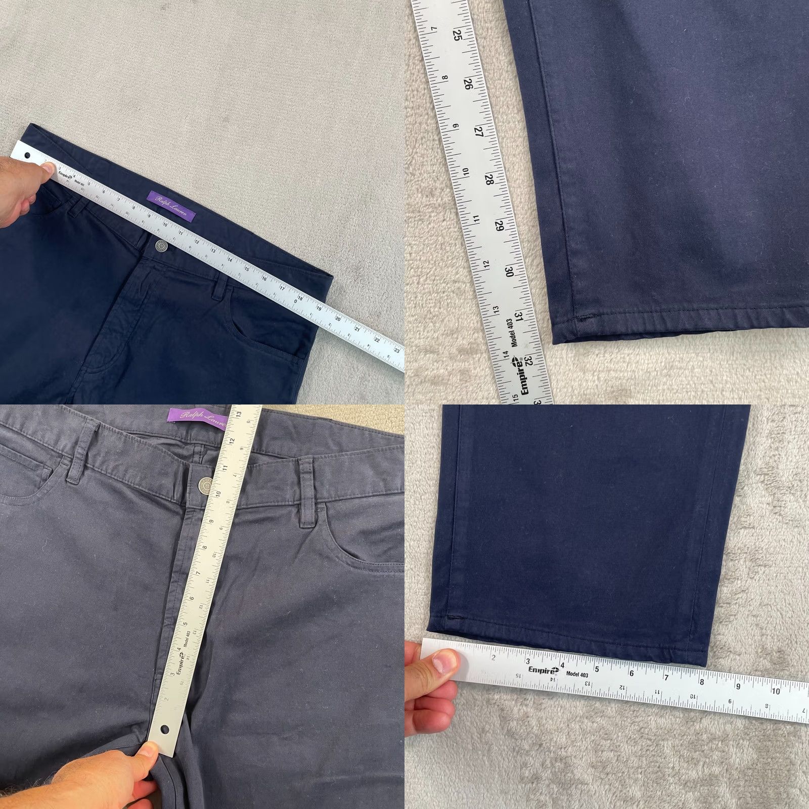 Ralph Lauren Purple Label Ralph Lauren Purple Label Pants Men 38x32 Navy Slim Fit Stretch NWT Chino Flat Front Size 38 Multi-Color Blue Pattern Solid 90s College Preppy Mens Size US 38 / EU 54 - 8 Thumbnail