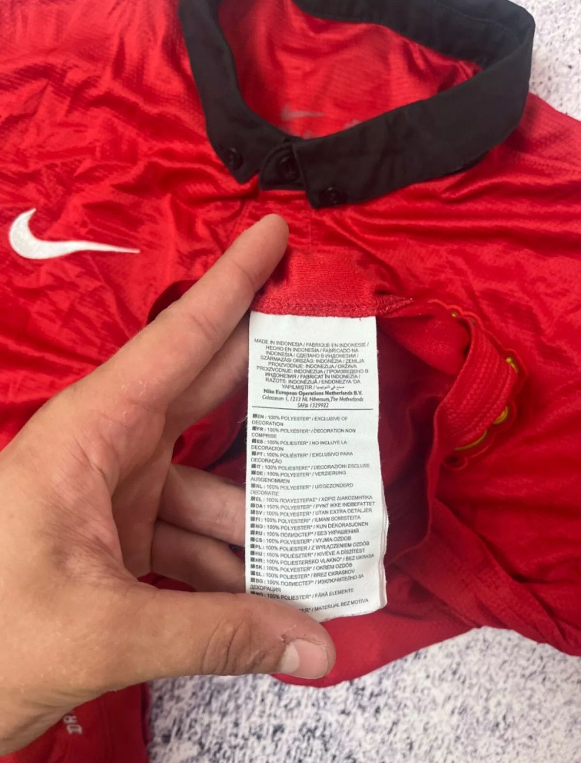 Other VINTAGE SOCCER JERSEYS NIKE MANCHESTER UNITED POLO SIZE S Size US S / EU 44-46 / 1 - 11 Thumbnail