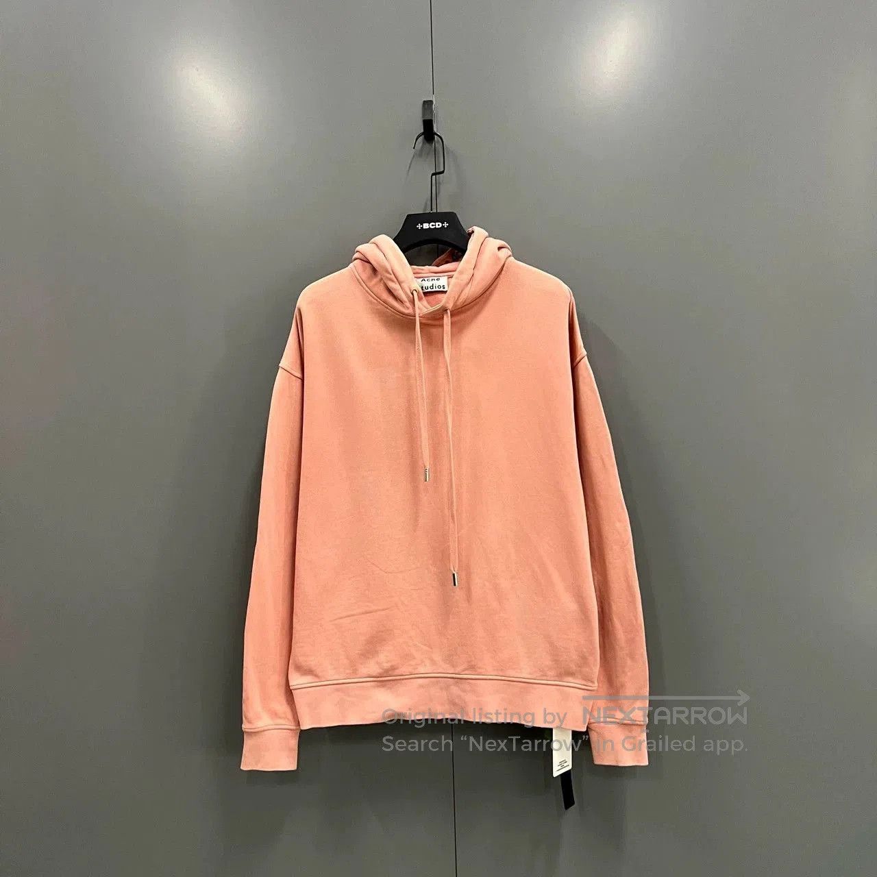 Acne Studios Acne Studios Hooded Sweatshirt in Light Pink. Size US XXS / EU 40 - 1 Thumbnail
