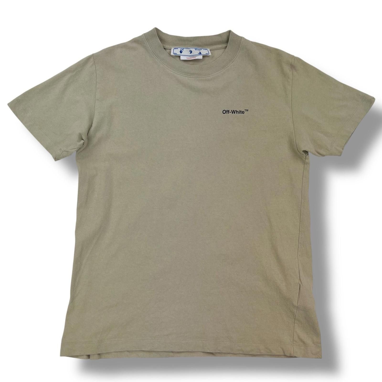 Off-White Off-White Caravaggio Arrows Beige T Shirt Size US S / EU 44-46 / 1 - 3 Thumbnail