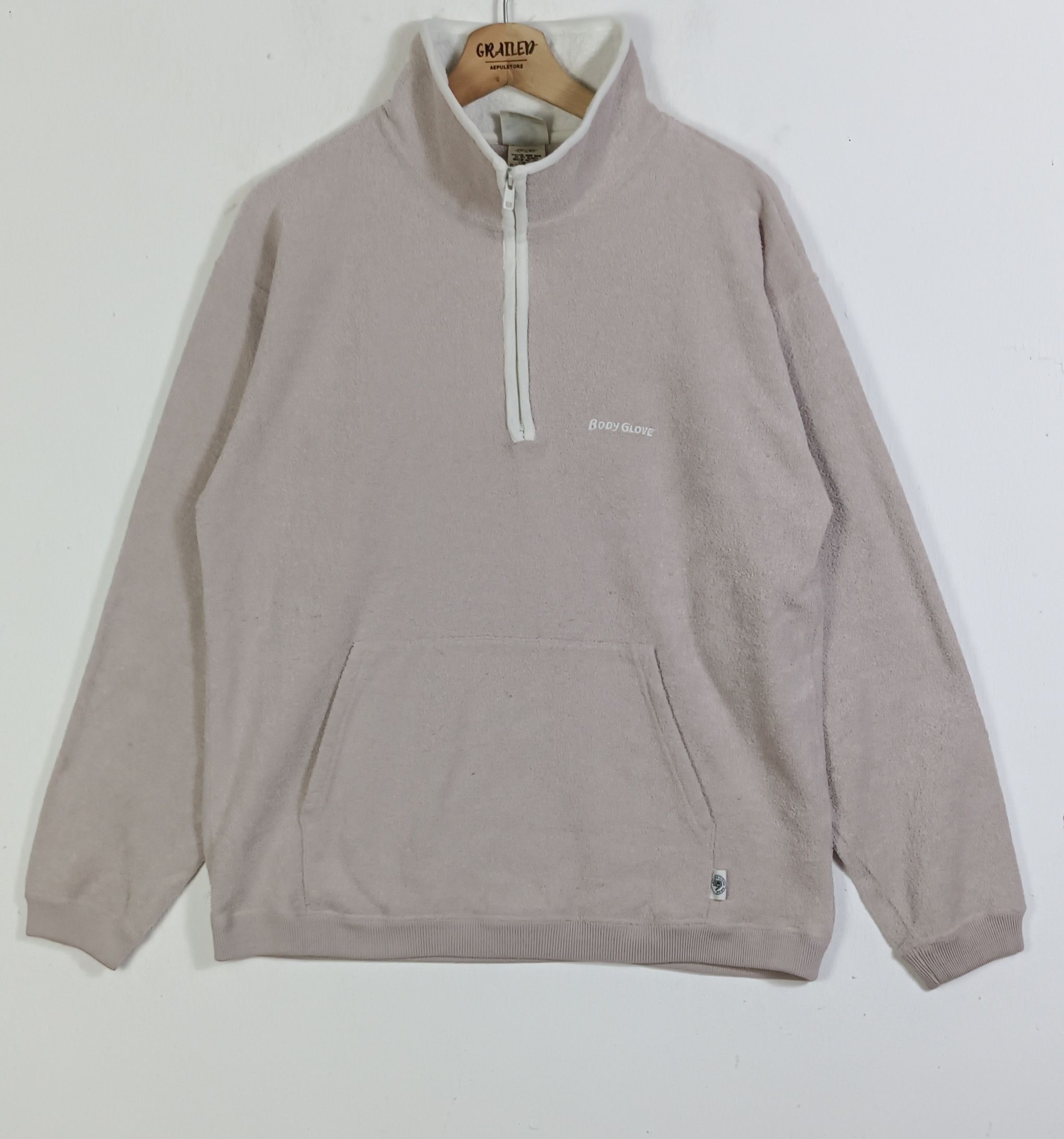 Body Glove × Vintage Body Glove Hermosa Beach California HalfZipper Jacket Size US L / EU 52-54 / 3 - 1 Thumbnail