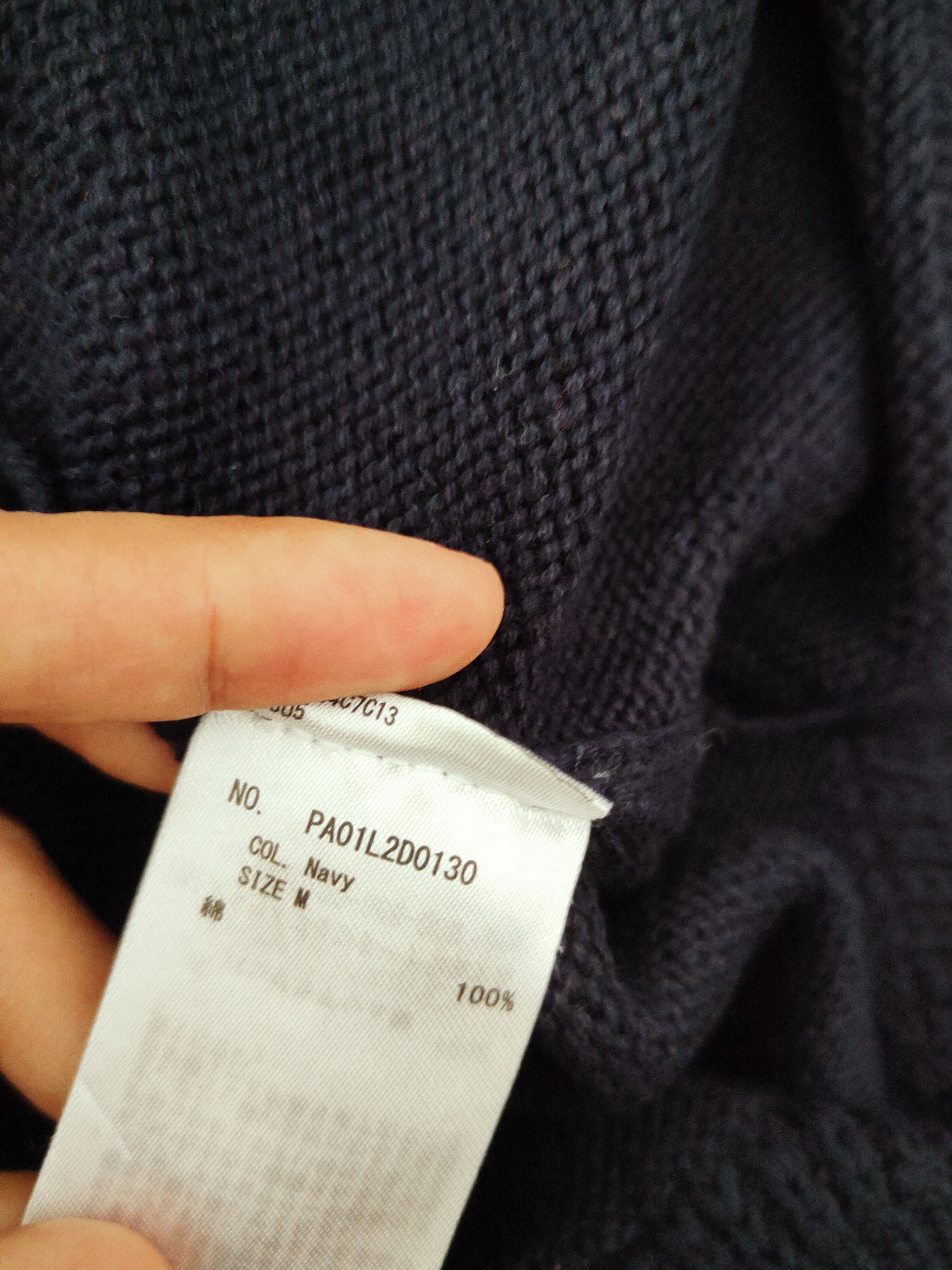 Japanese Brand × Vintage Craft Navy Knitwear Sweatshirts #W814 Size M / US 6-8 / IT 42-44 - 11 Thumbnail