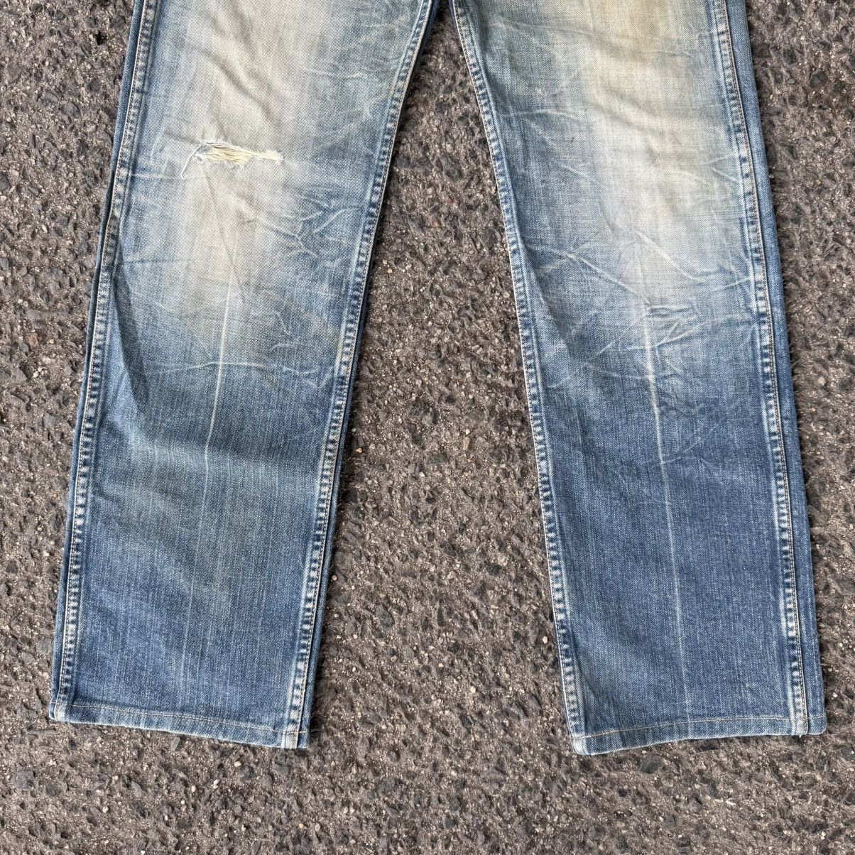 Jean VINTAGE WRANGLER STRAIGHT FADED RUSTY JEAN DENIM PANTS Size US 31 - 3 Thumbnail