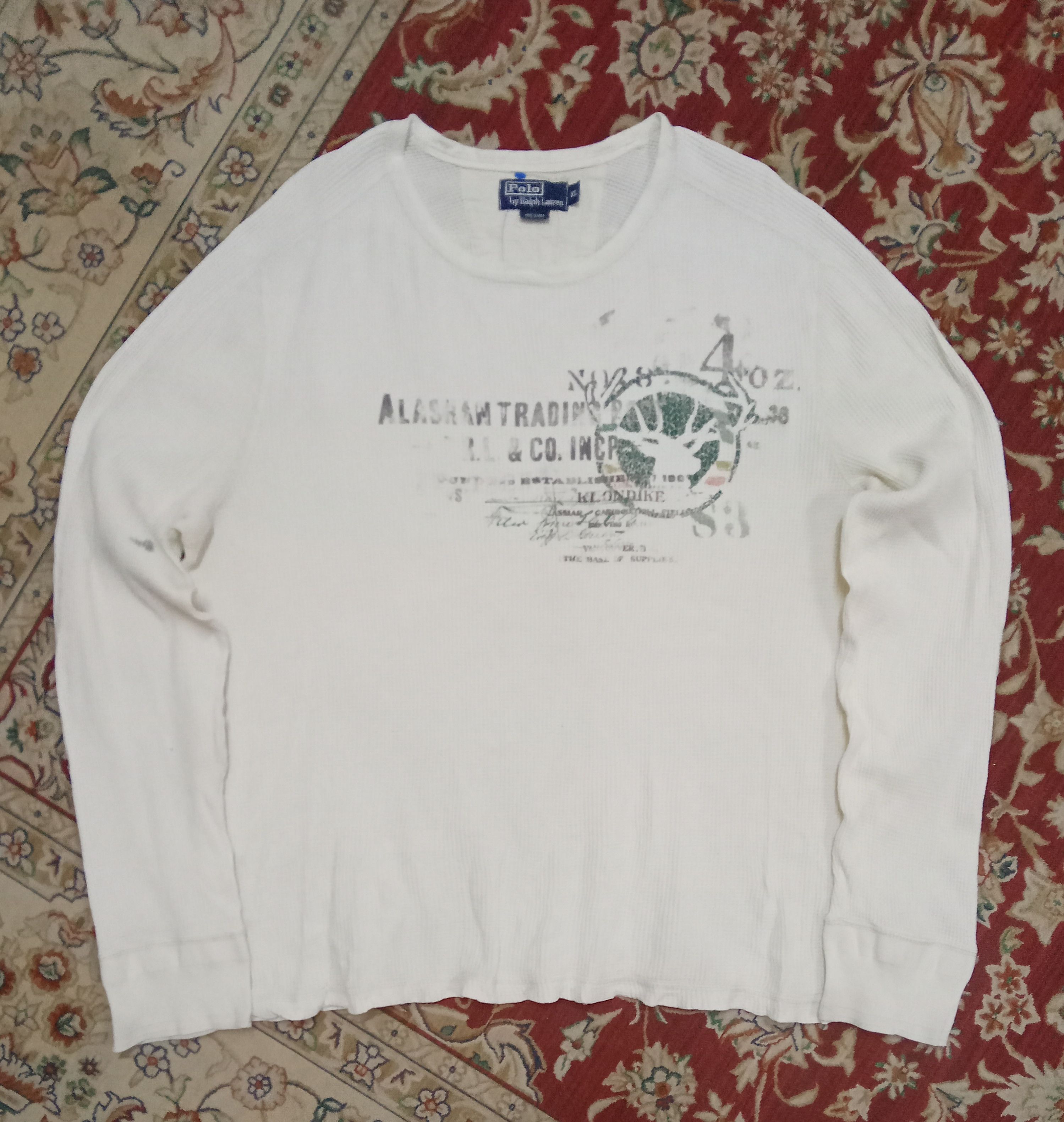 Vintage Polo Ralph Lauren Waffle Long Sleeve Shirt