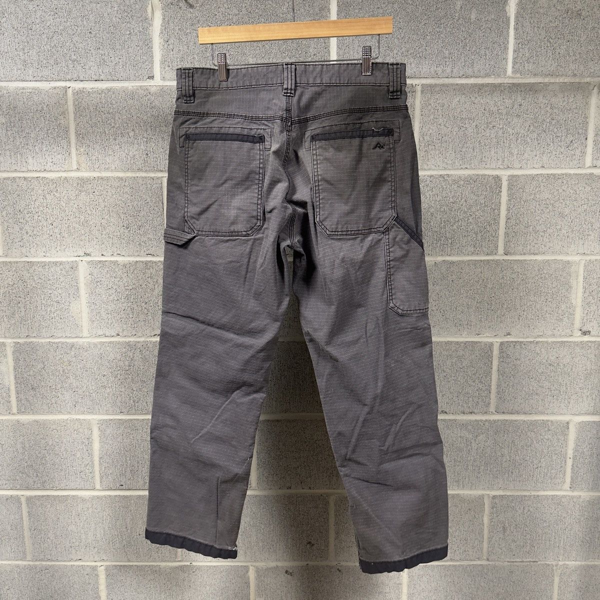 Vintage Thrashed Faded Distressed Dirty Stained Ripstop Work Pants Size US 34 / EU 50 - 5 Thumbnail