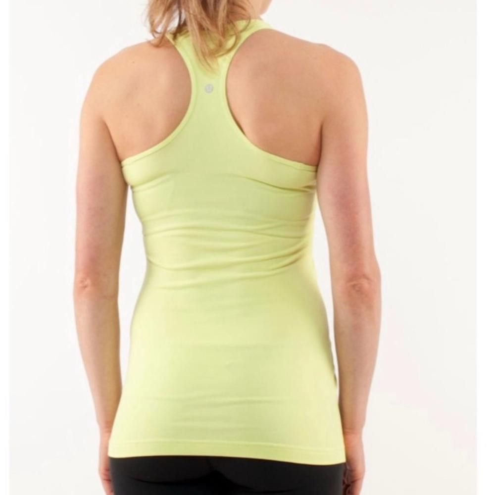 Lululemon Lululemon Cool Racerback Wild Lime Size 4 Neon Yellow-Green Size S / US 4 / IT 40 - 2 Thumbnail