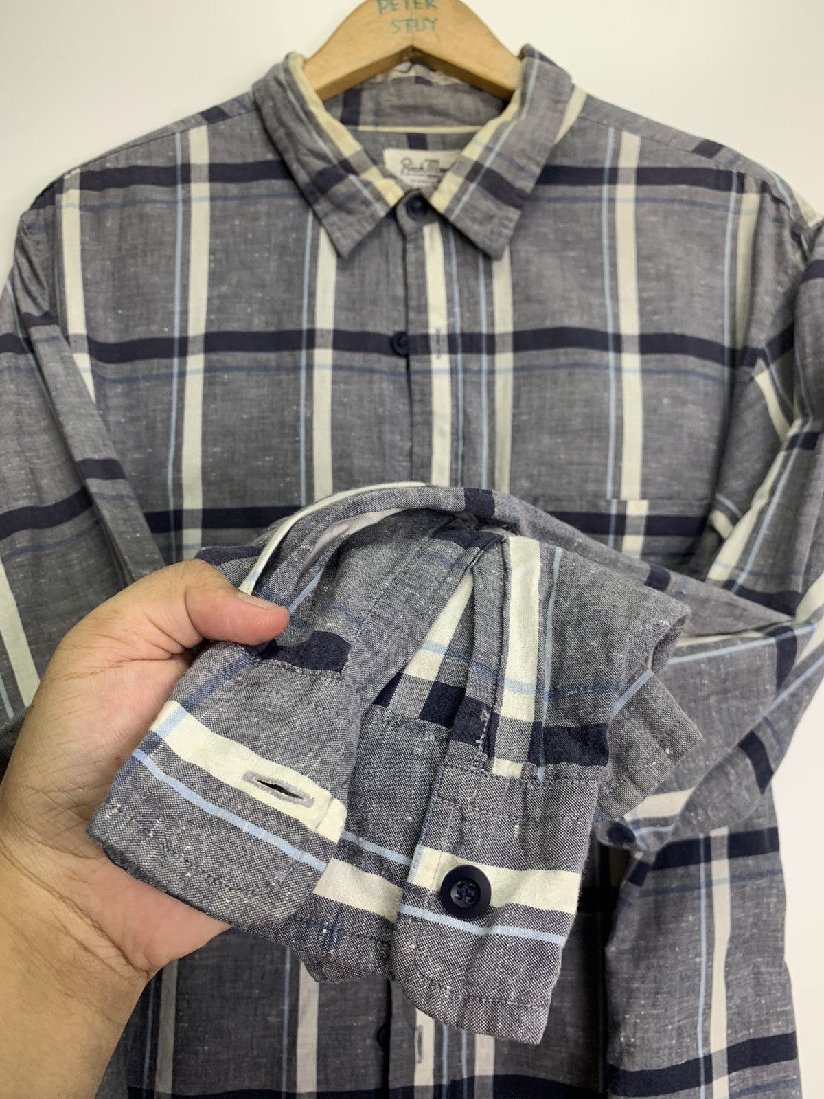 Flannel × Japanese Brand × Vintage Vintage Rich Man Flannel Size US XXL / EU 58 / 5 - 10 Thumbnail