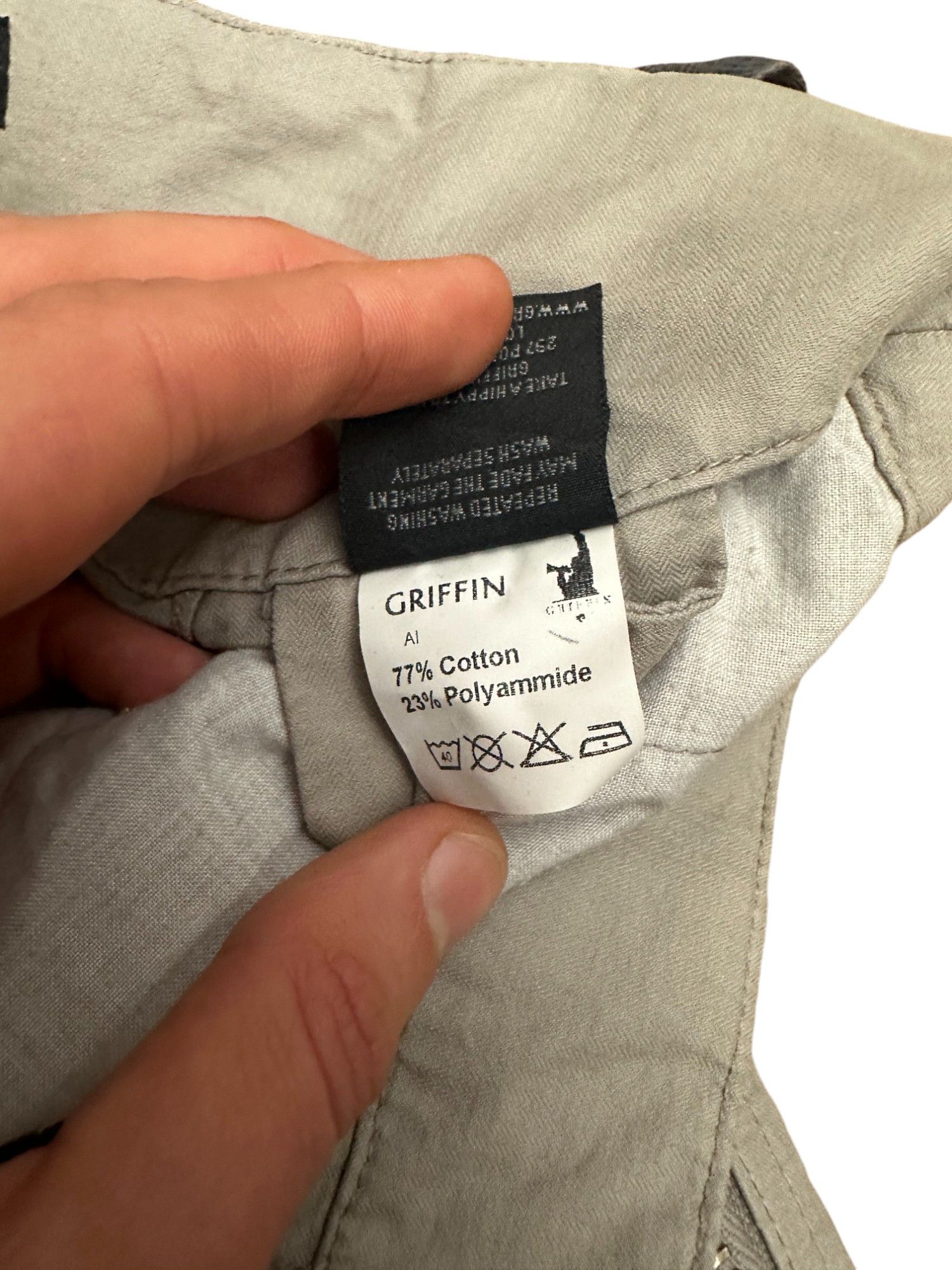 Griffin Griffin Beige Cargo Pants from 00's. Size US 32 / EU 48 - 6 Thumbnail