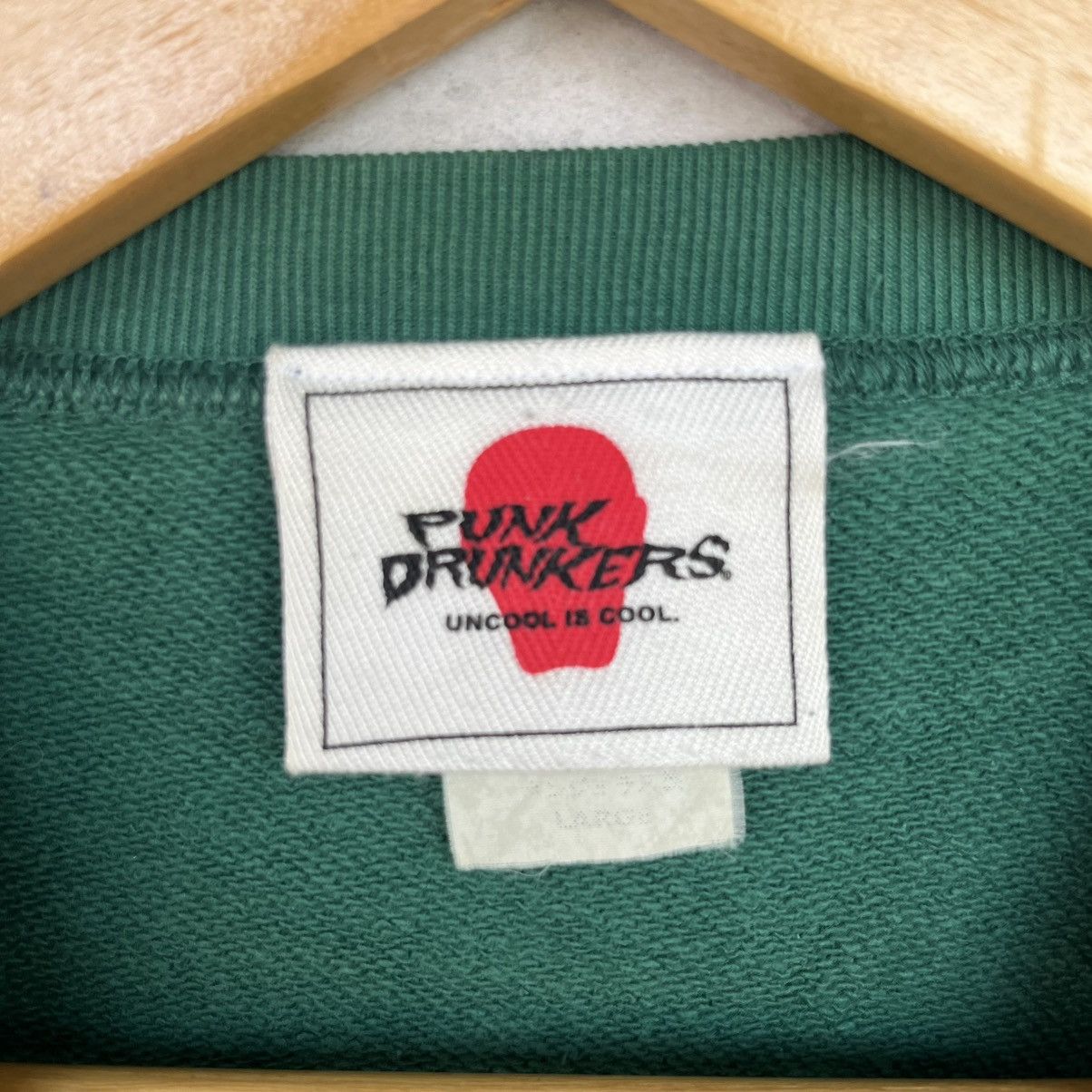 Other Vintage Punk Drunkers Pac-Man Green Sweatshirt Size M Size US M / EU 48-50 / 2 - 7 Thumbnail