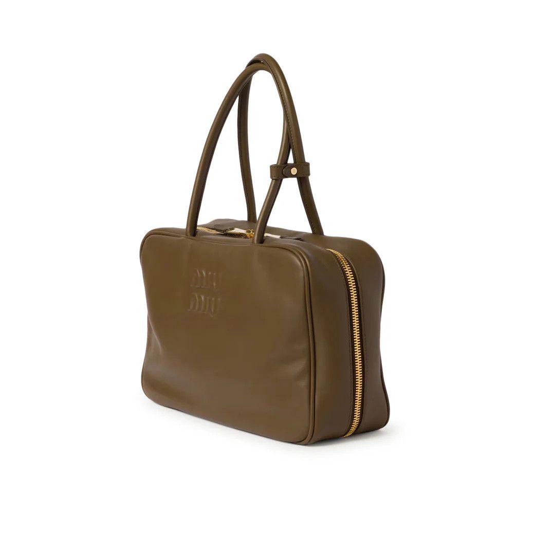 Miu Miu MIU MIU Beau Large $3850 Tundra Leather Top Handle New And A Size ONE SIZE - 3 Thumbnail