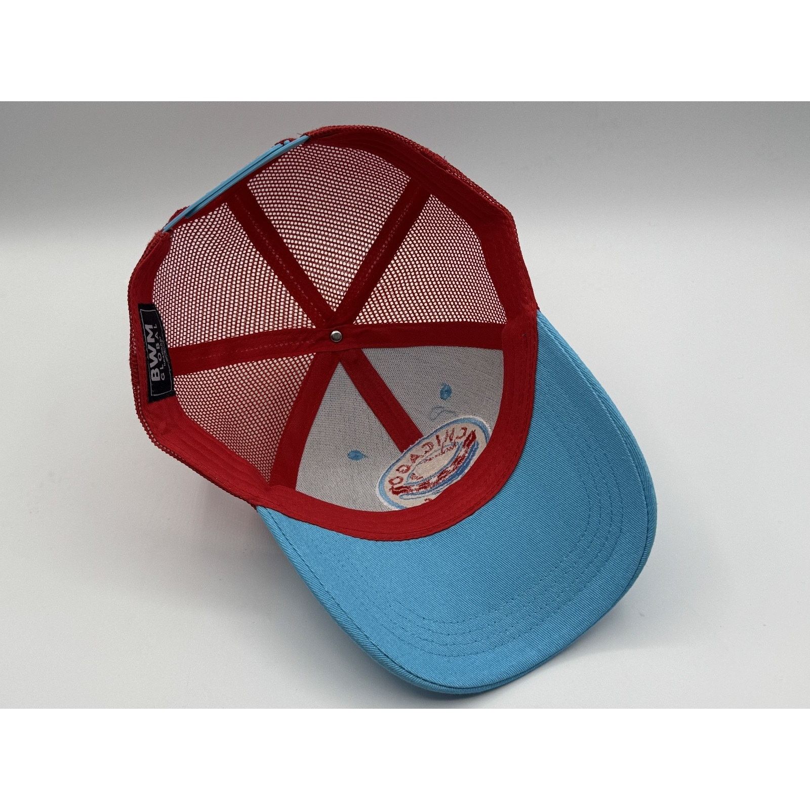 Other Chicago Dogs Independent Baseball Blue w/Red Mesh Trucker Size ONE SIZE - 6 Thumbnail